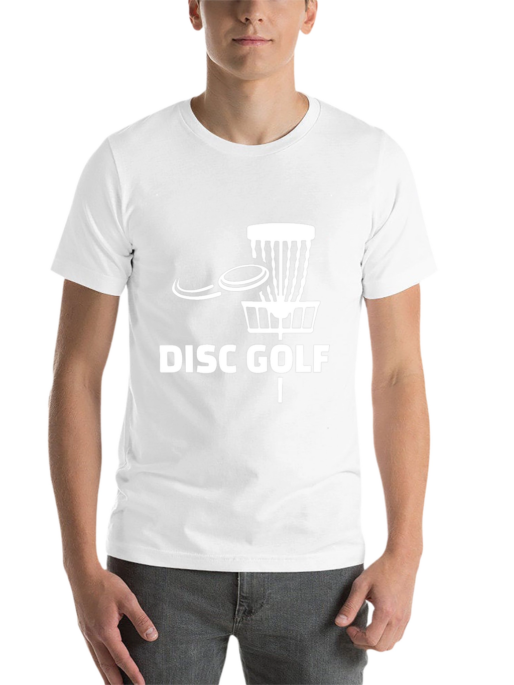Disc Golf T-Shirt - Black Cotton Blend Tee