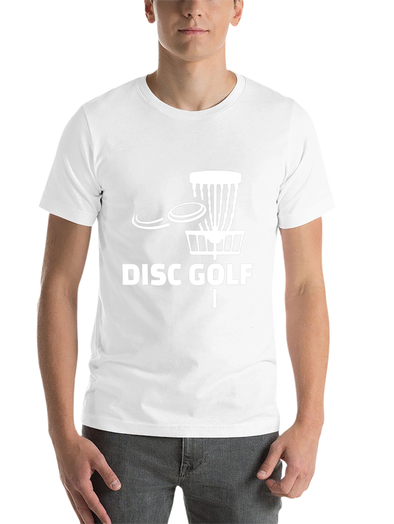 Disc Golf T-Shirt - Black Cotton Blend Tee