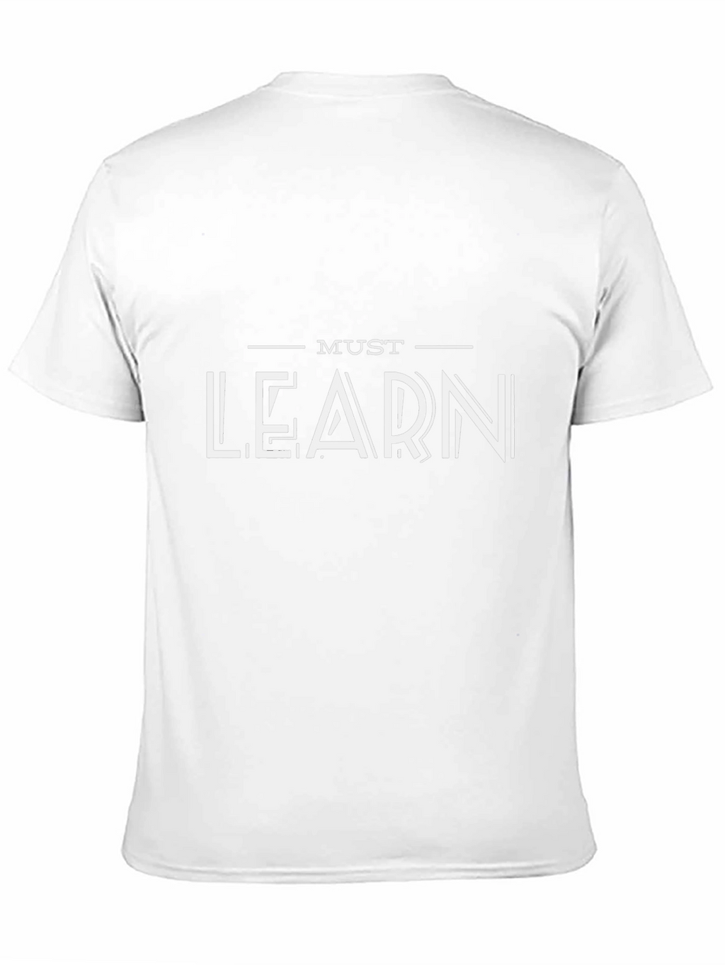 Must Learn Graphic Tee - Black Cotton T-Shirt