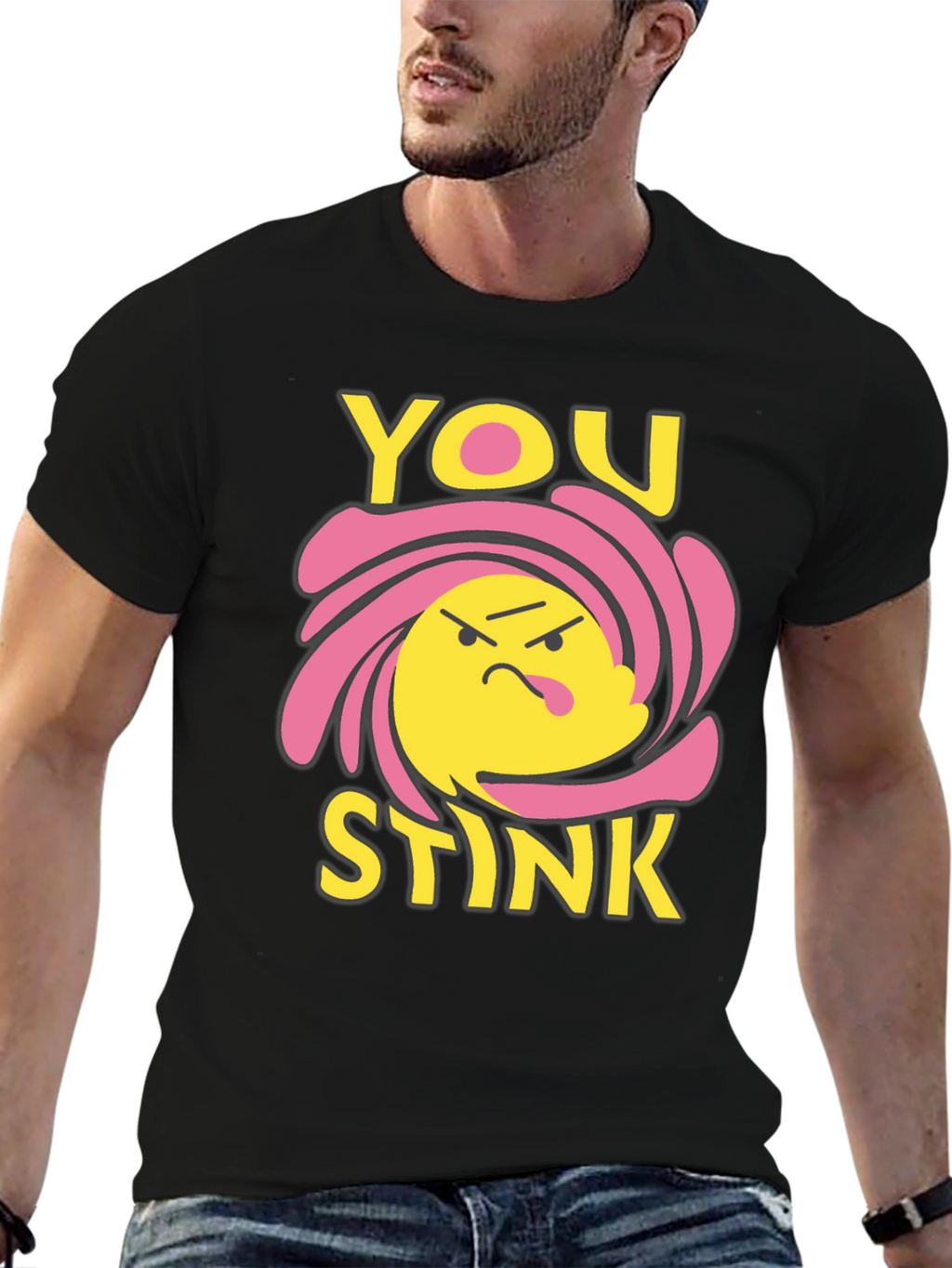 You Stink Graphic Tee - Black Humor T-Shirt