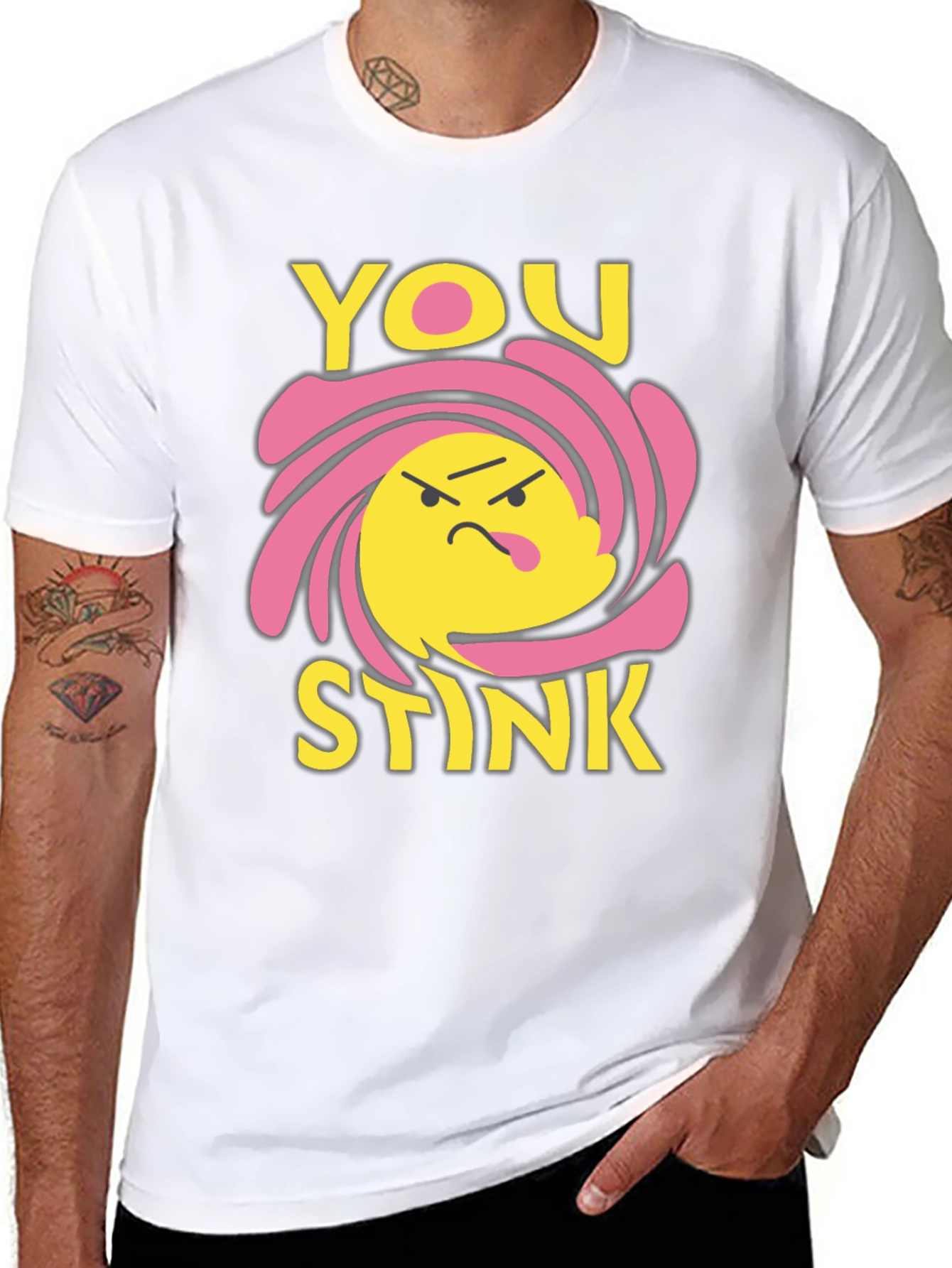 You Stink Graphic Tee - Black Humor T-Shirt
