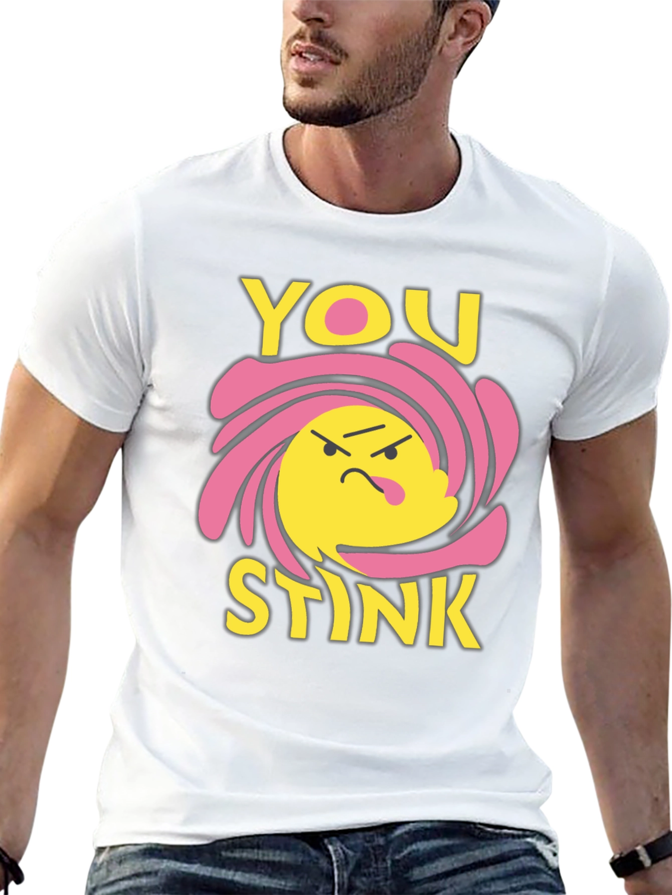 You Stink Graphic Tee - Black Humor T-Shirt