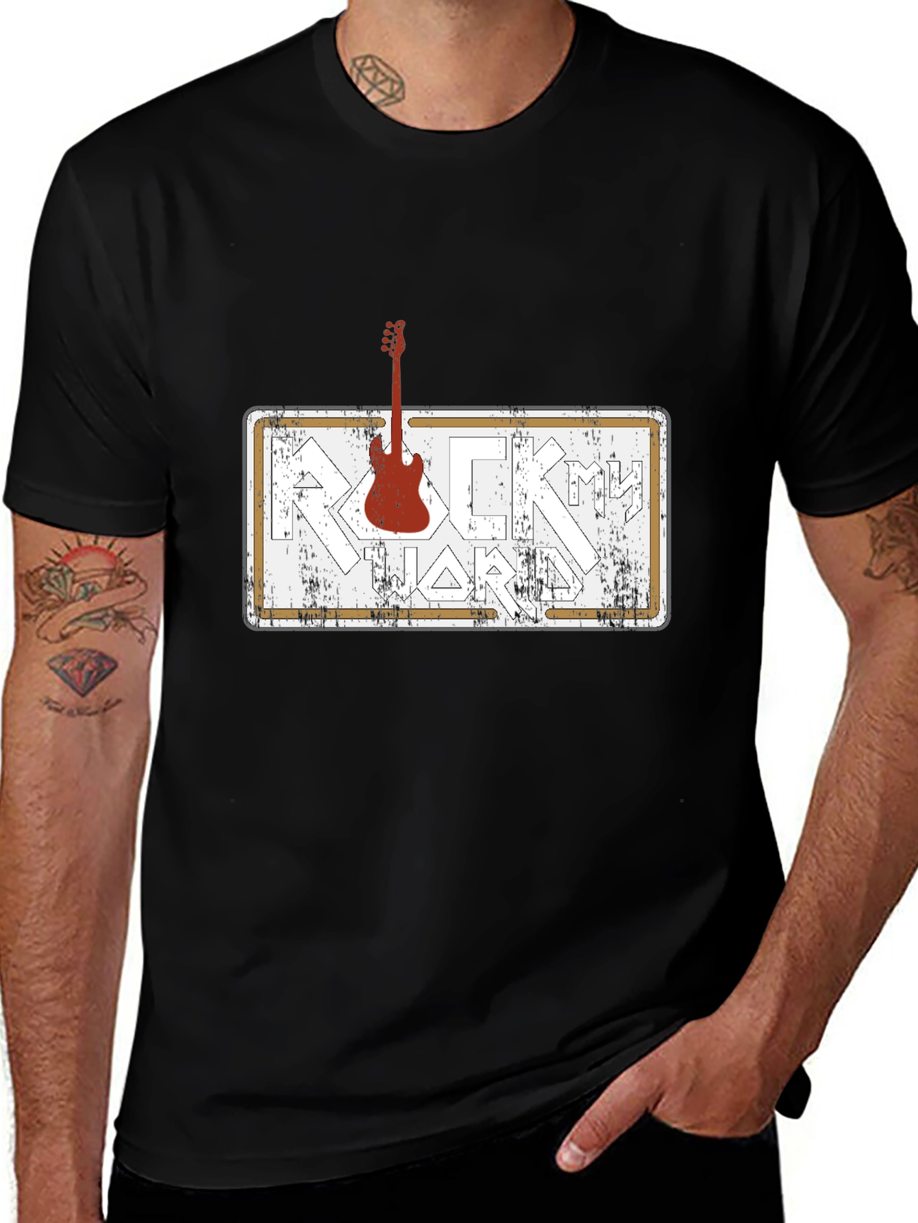 Rock Music Guitar T-Shirt