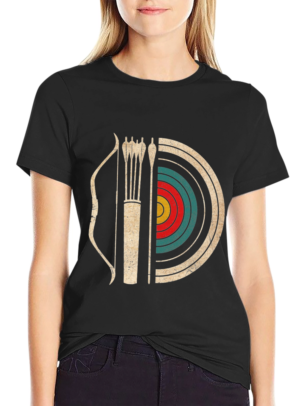 Archery Bow and Arrow Target T-Shirt