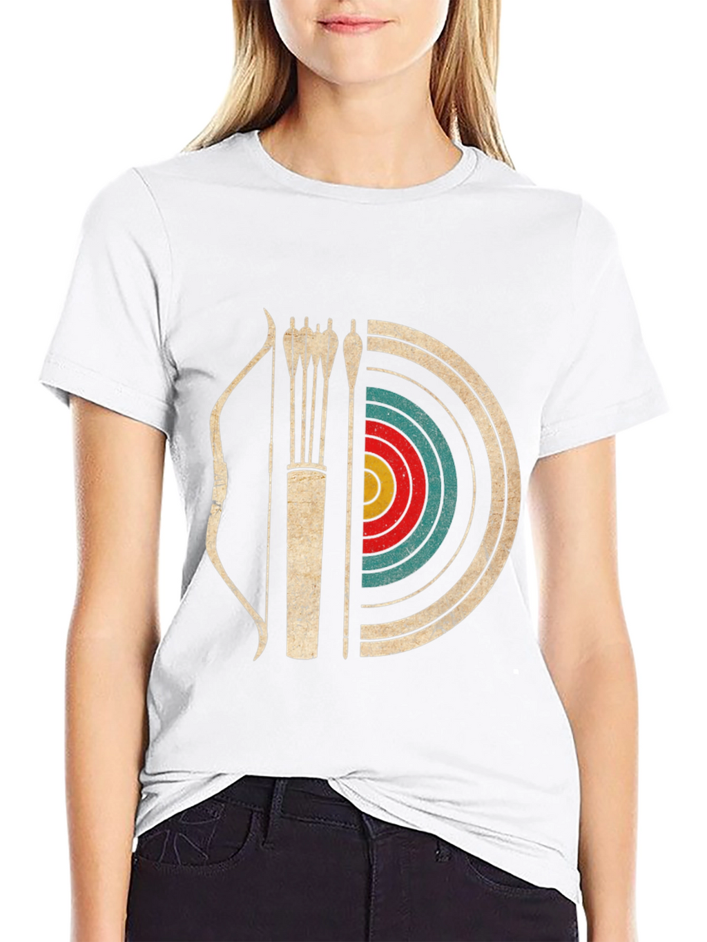 Archery Bow and Arrow Target T-Shirt