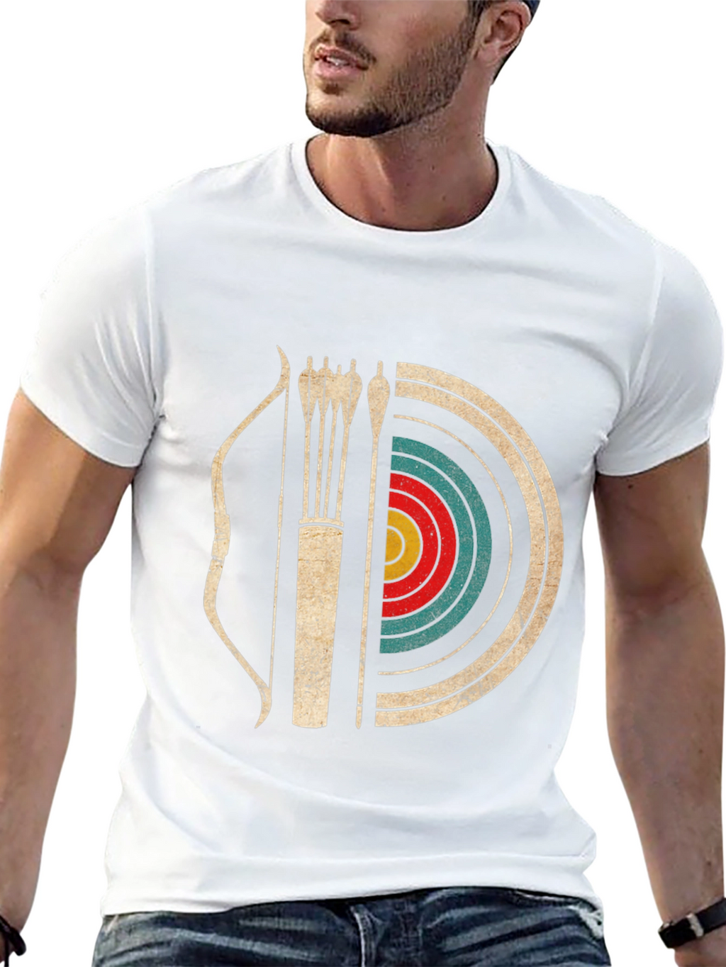 Archery Bow and Arrow Target T-Shirt