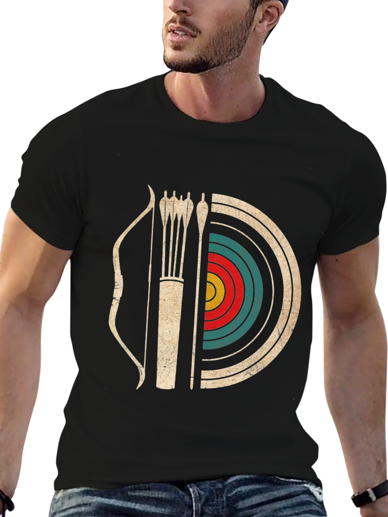 Archery Bow and Arrow Target T-Shirt