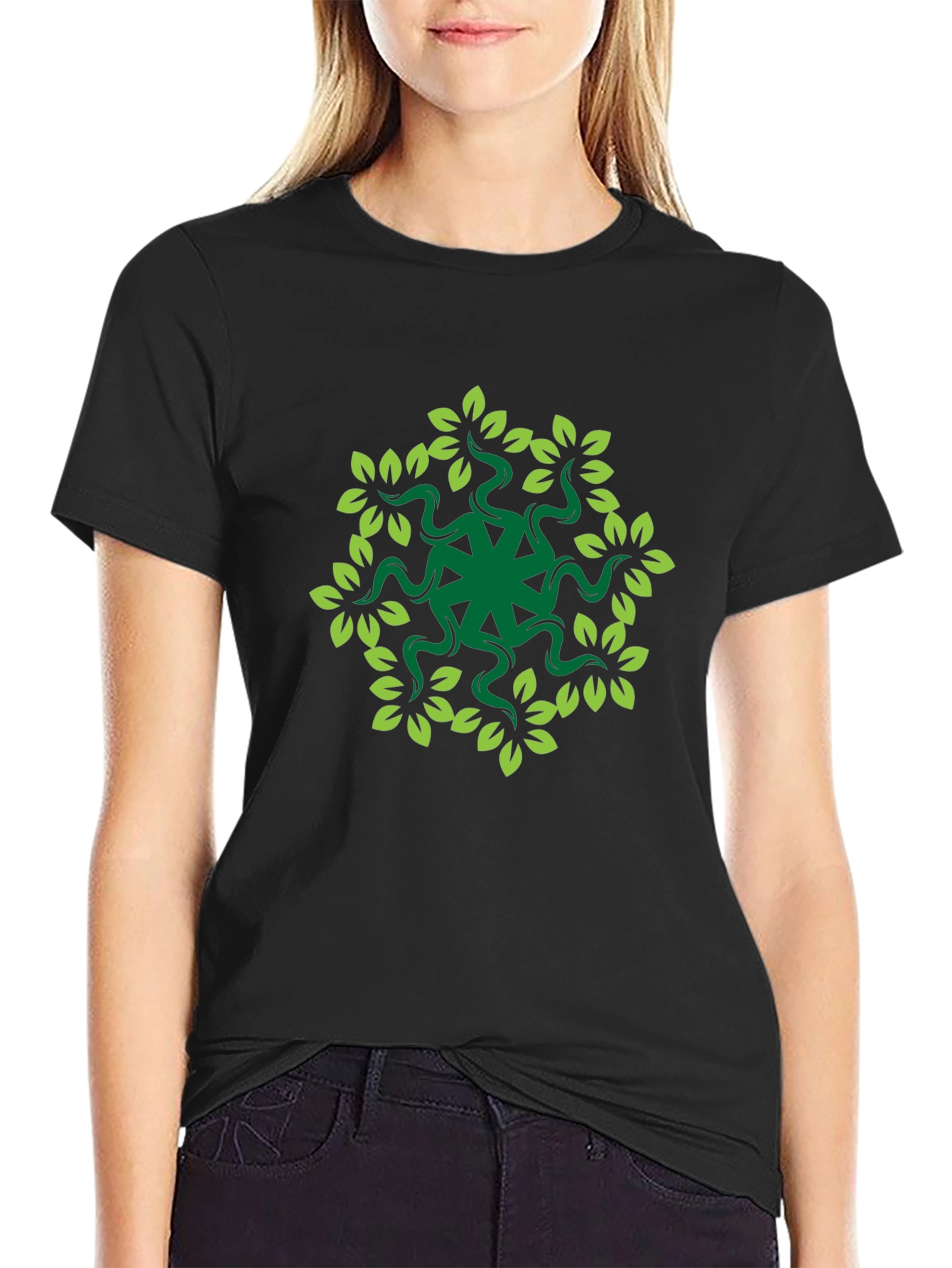 Nature Mandala Graphic T-Shirt