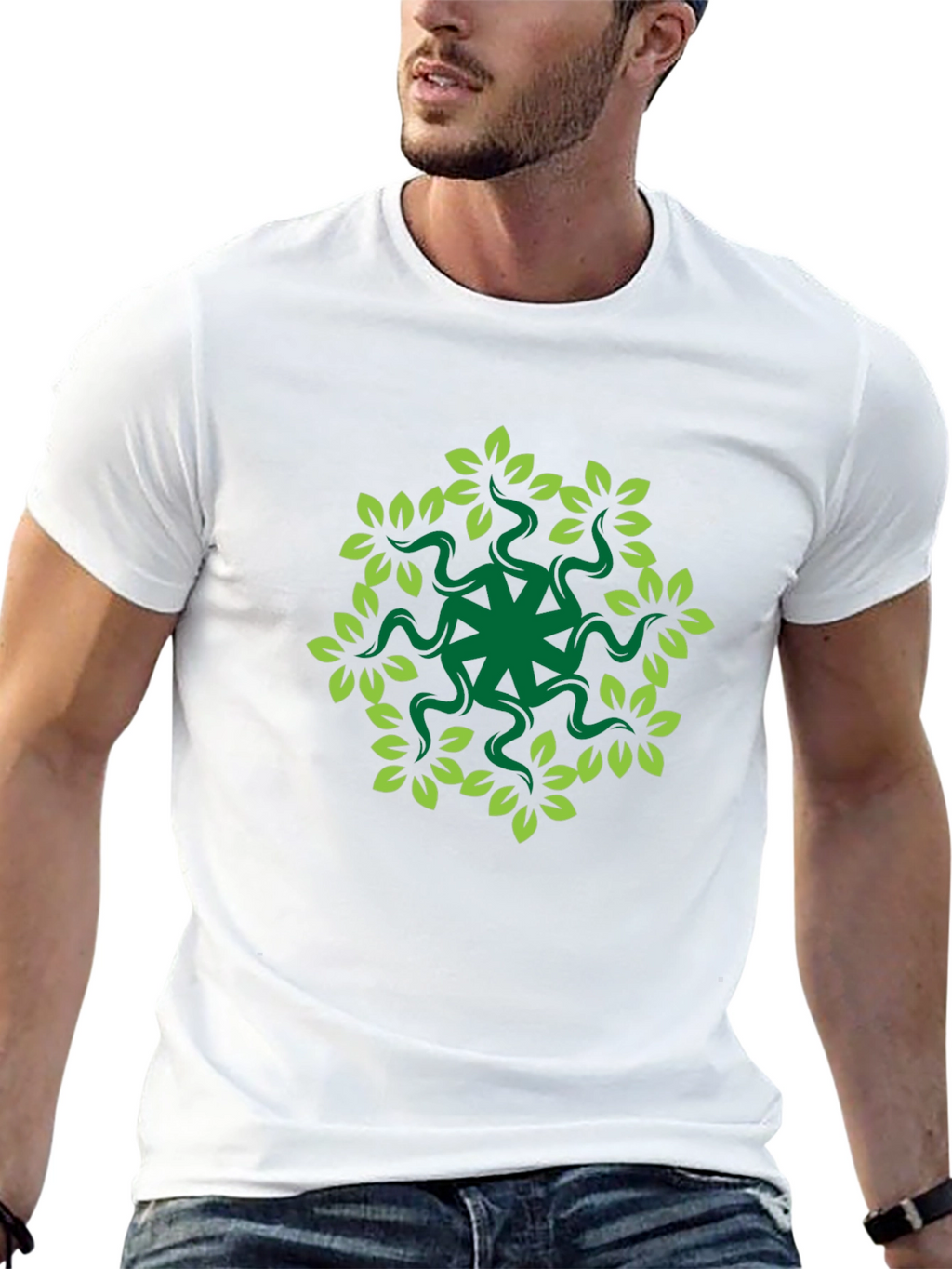 Nature Mandala Graphic T-Shirt
