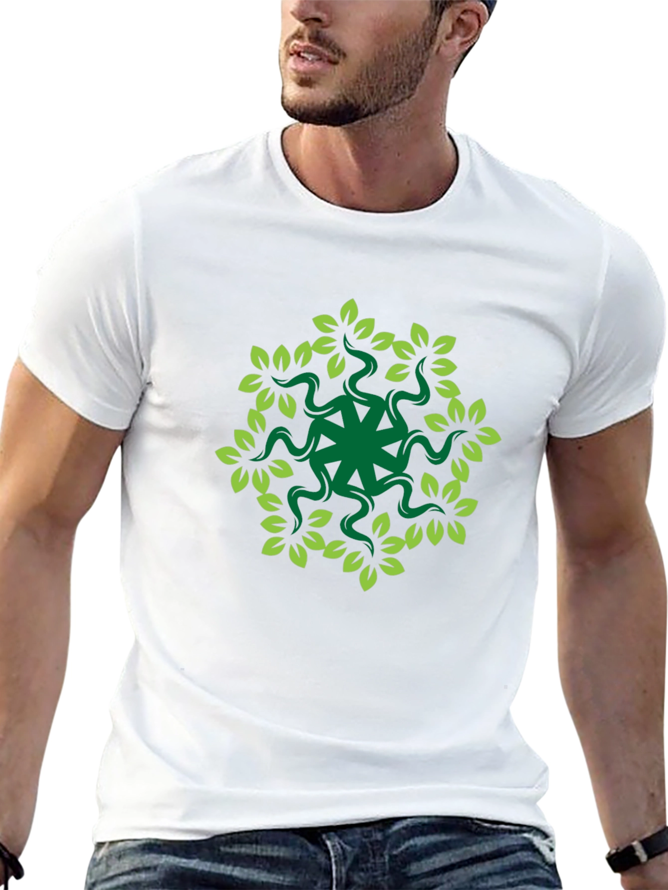 Nature Mandala Graphic T-Shirt
