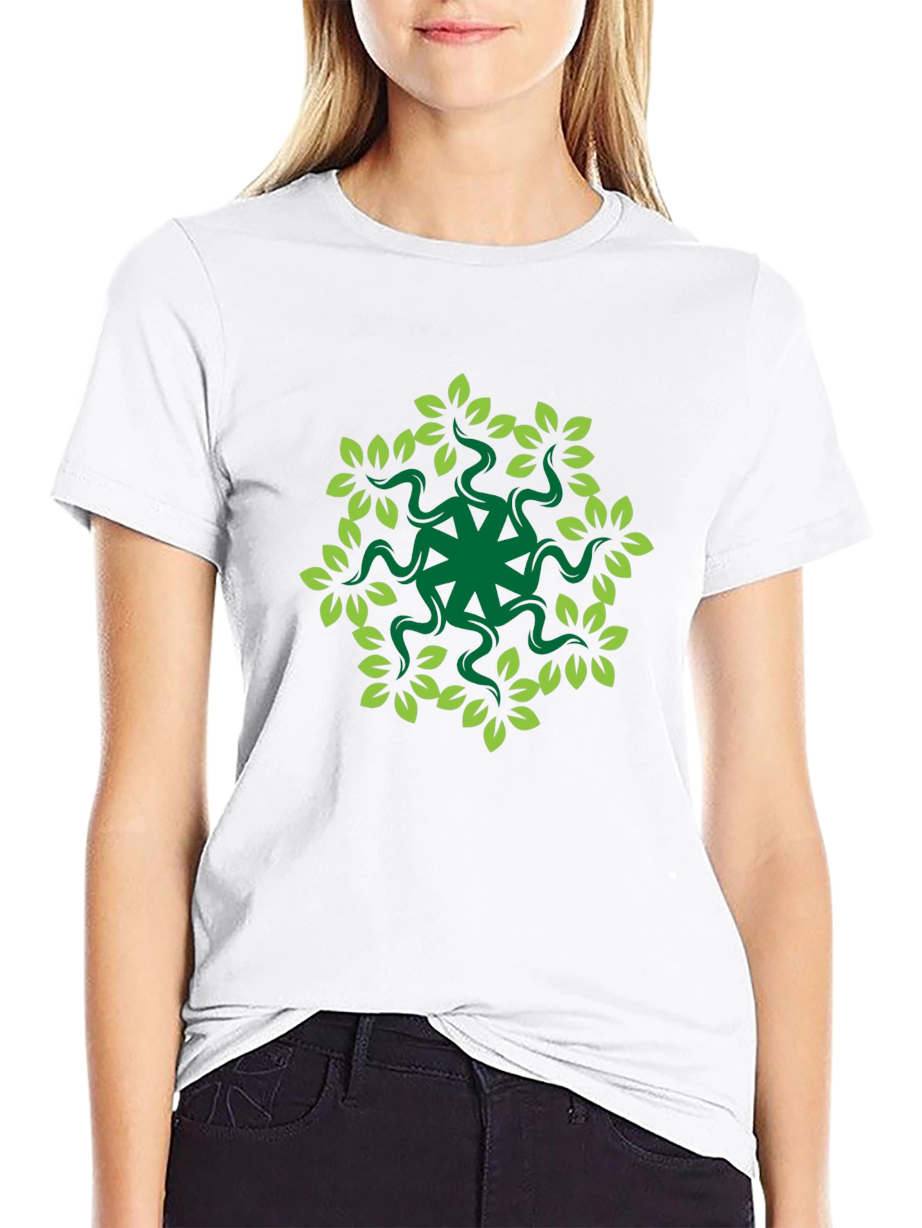 Nature Mandala Graphic T-Shirt