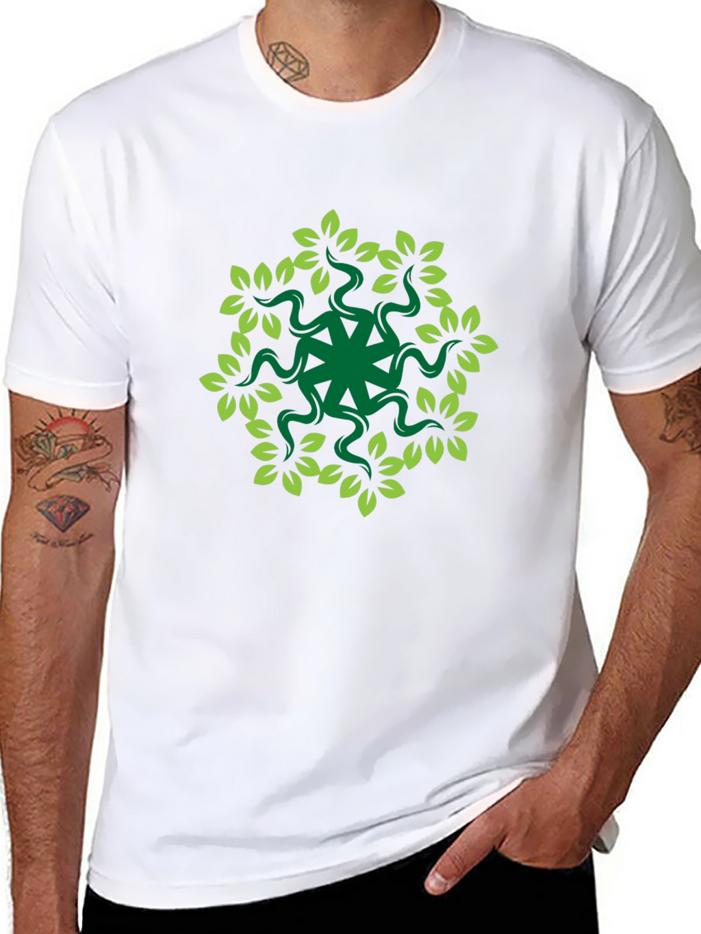Nature Mandala Graphic T-Shirt
