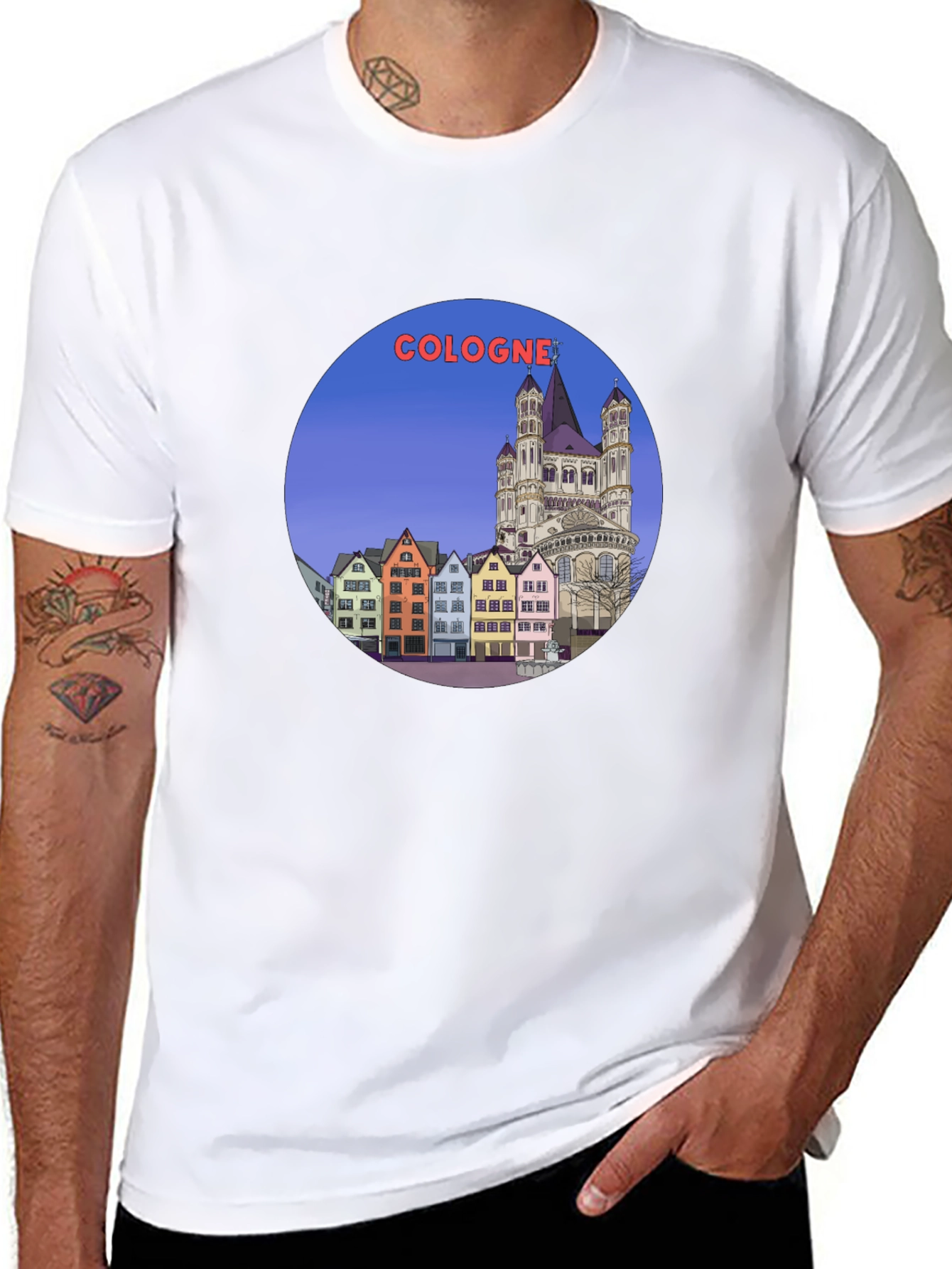 Cologne Germany T-Shirt - Unique City Souvenir Tee
