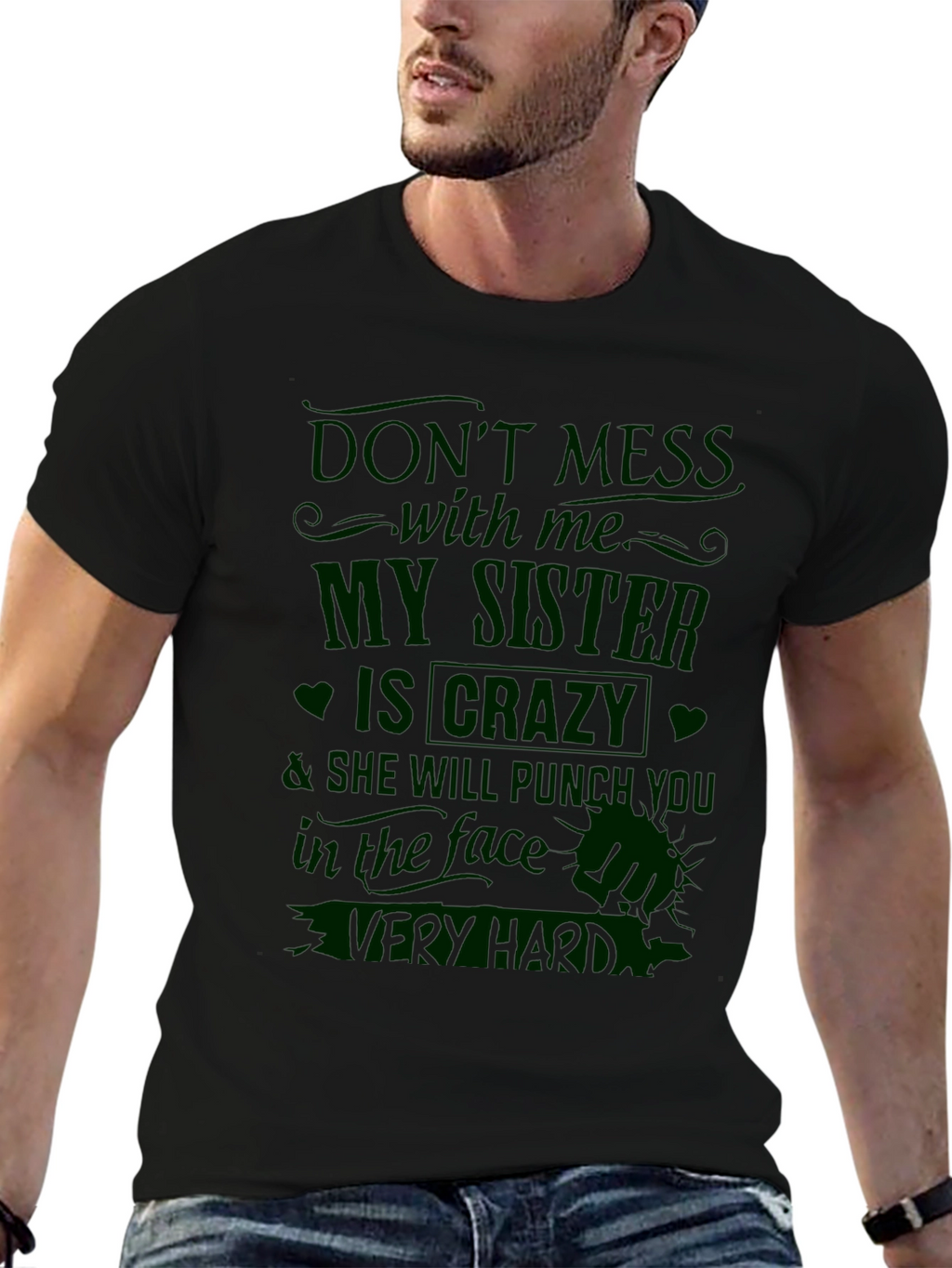 Crazy Sister T-Shirt - Funny Novelty Tee