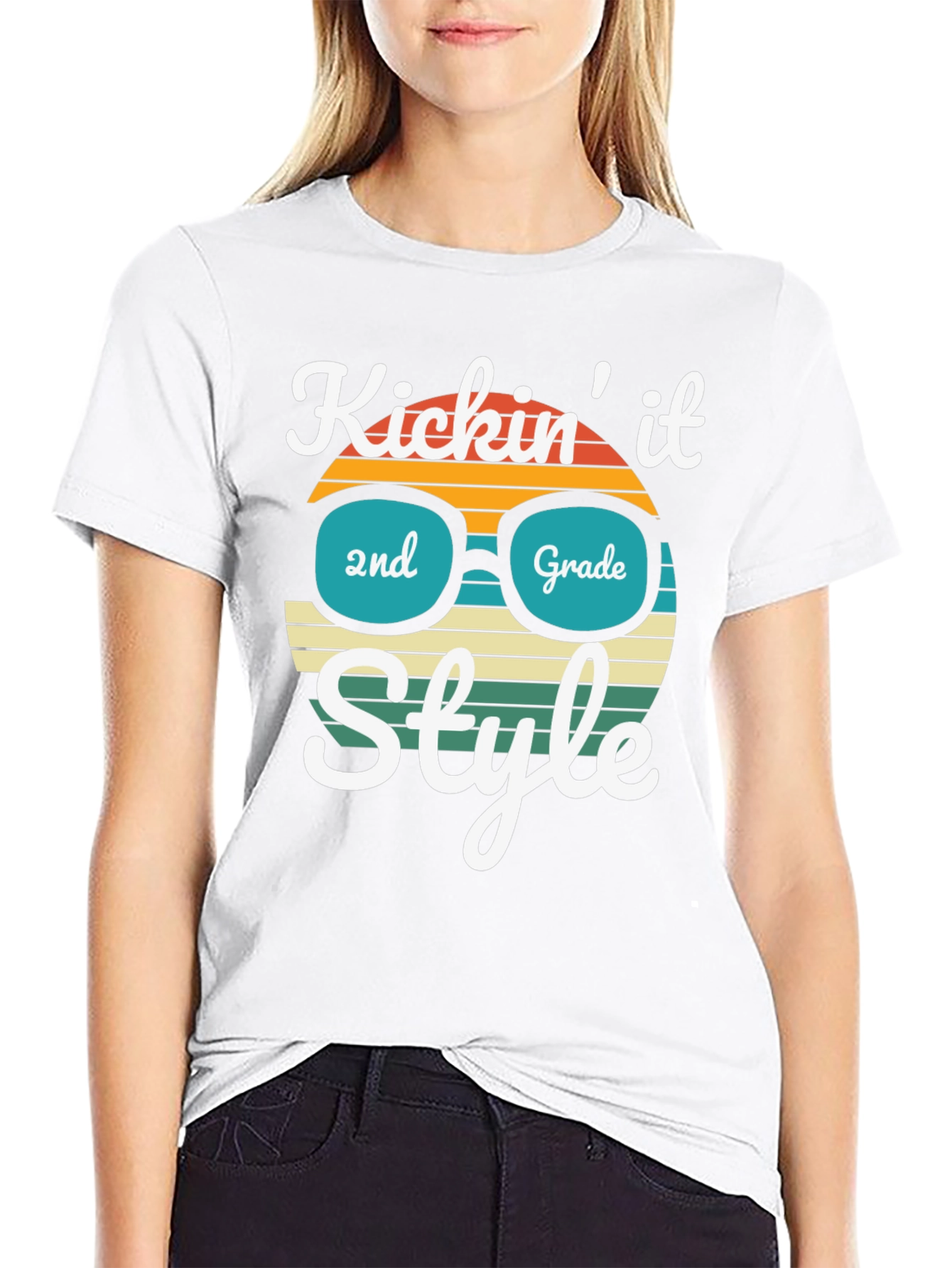 Kicking It 2nd Grade Style T-Shirt