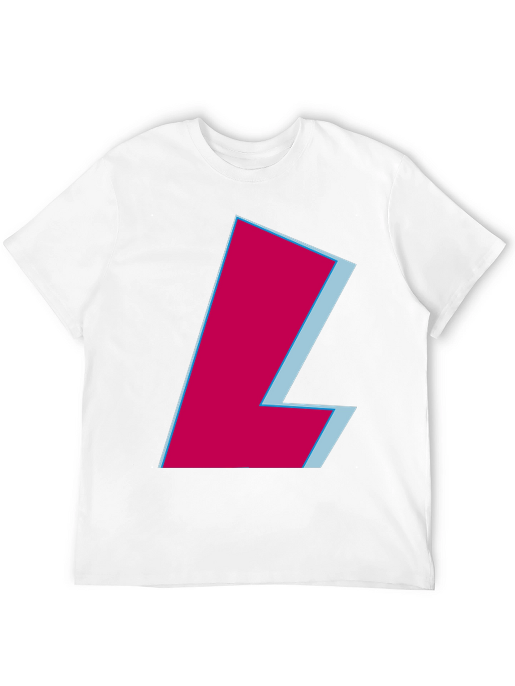 Modern L Graphic Tee - Black Casual Shirt