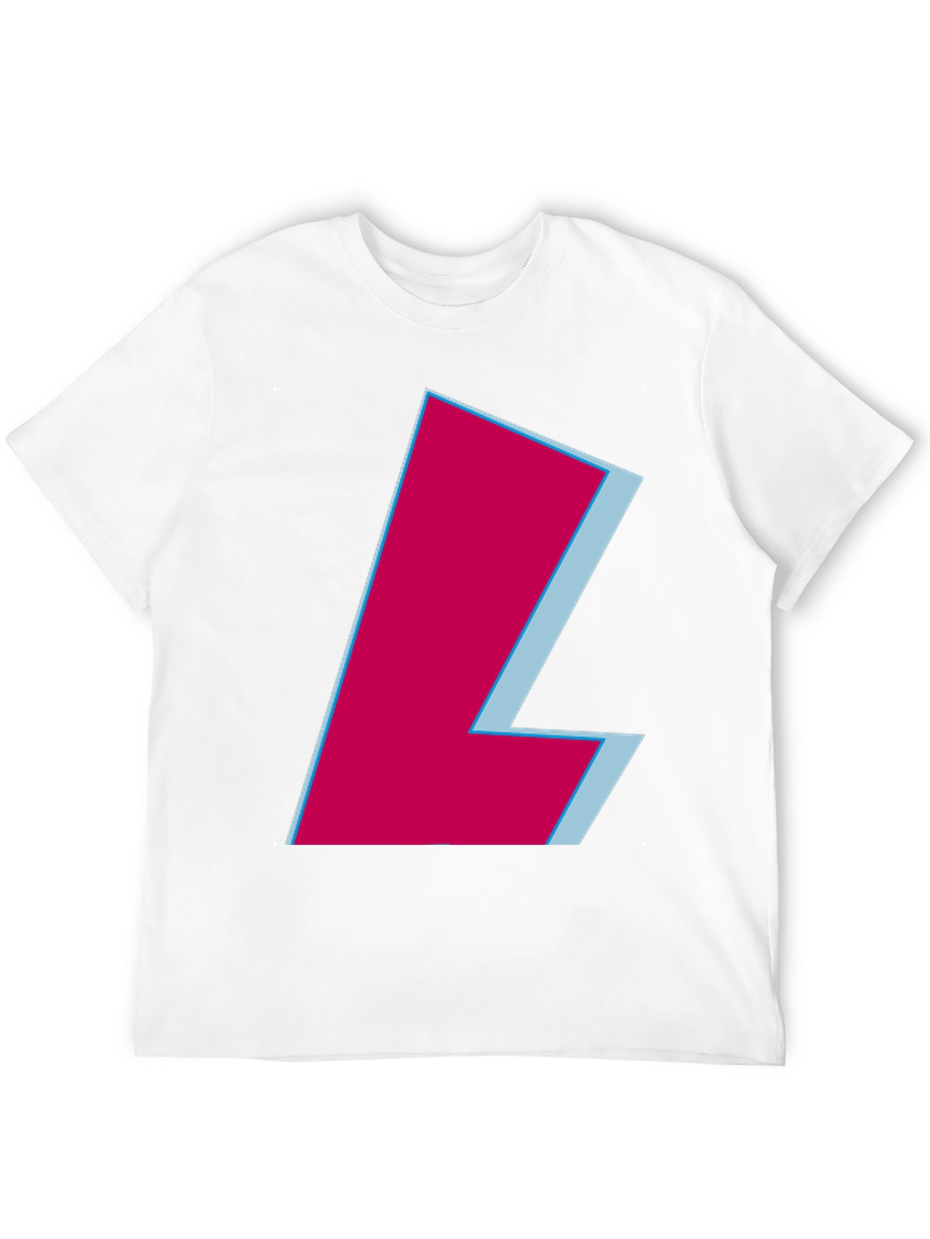 Modern L Graphic Tee - Black Casual Shirt