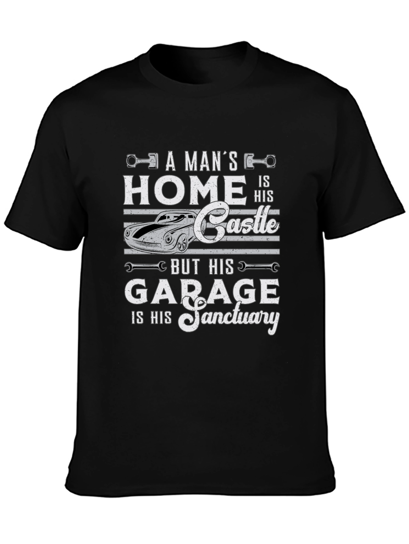 Mens Garage Sanctuary Graphic Tee