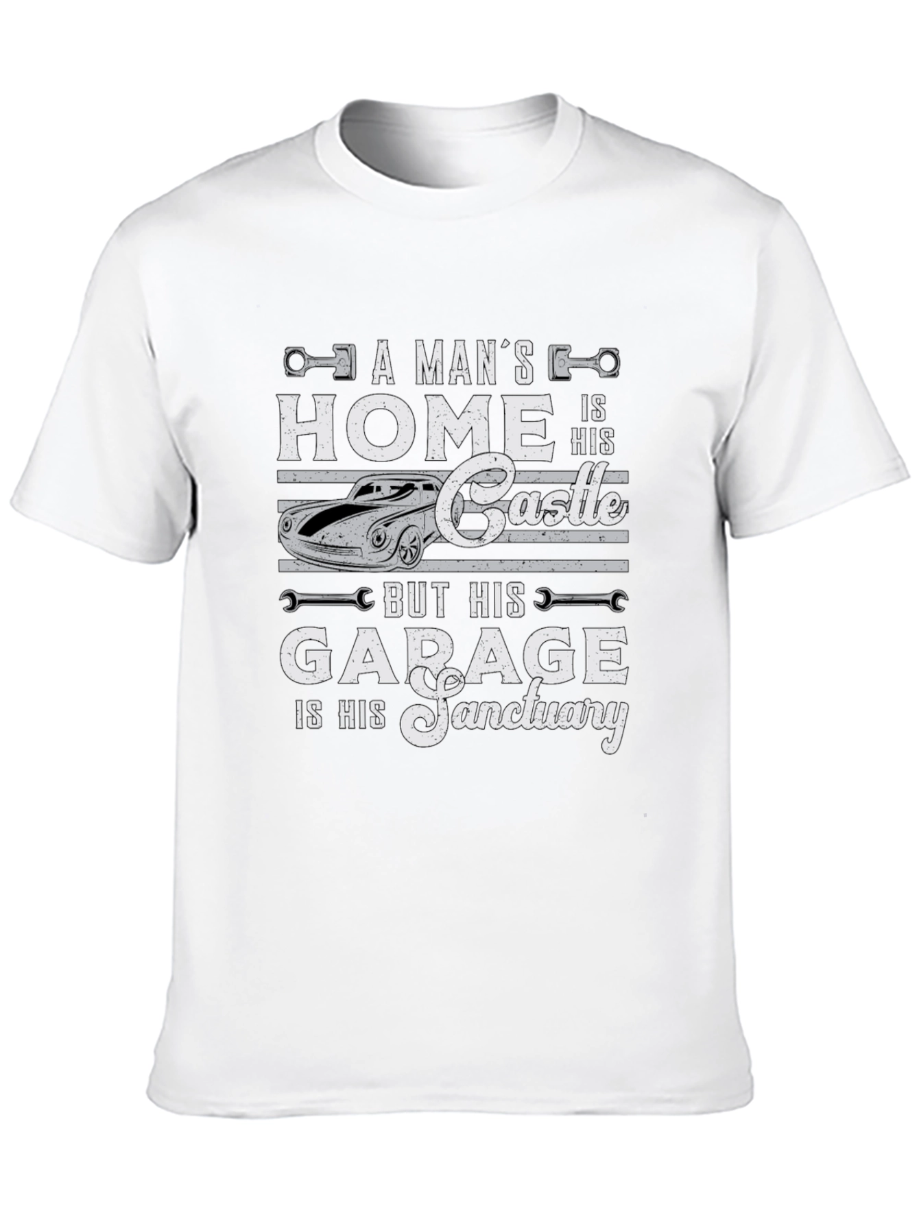 Mens Garage Sanctuary Graphic Tee
