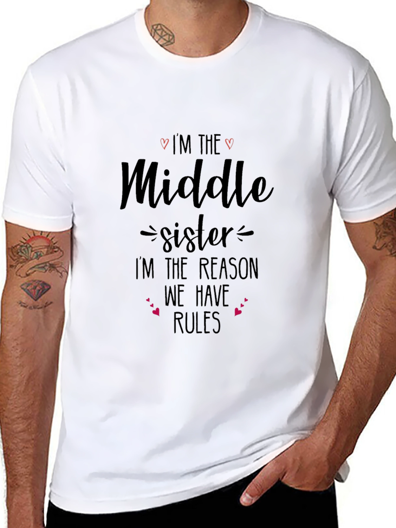 Middle Sister Reason For Rules T-Shirt