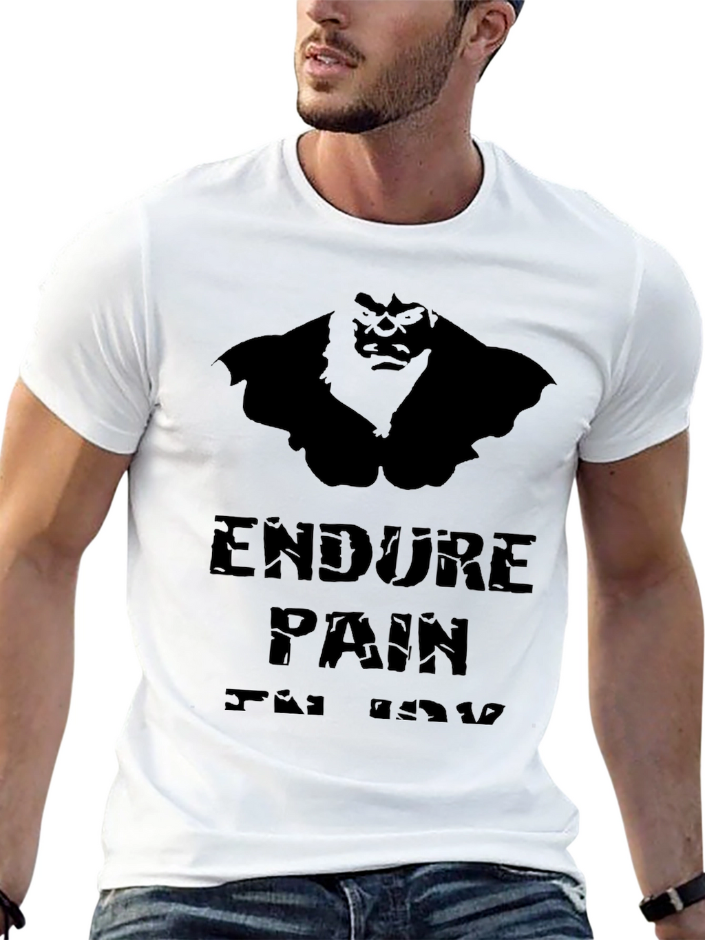 Endure Pain T-Shirt - Gorilla Graphic