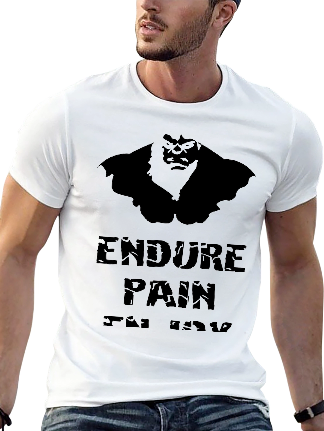 Endure Pain T-Shirt - Gorilla Graphic