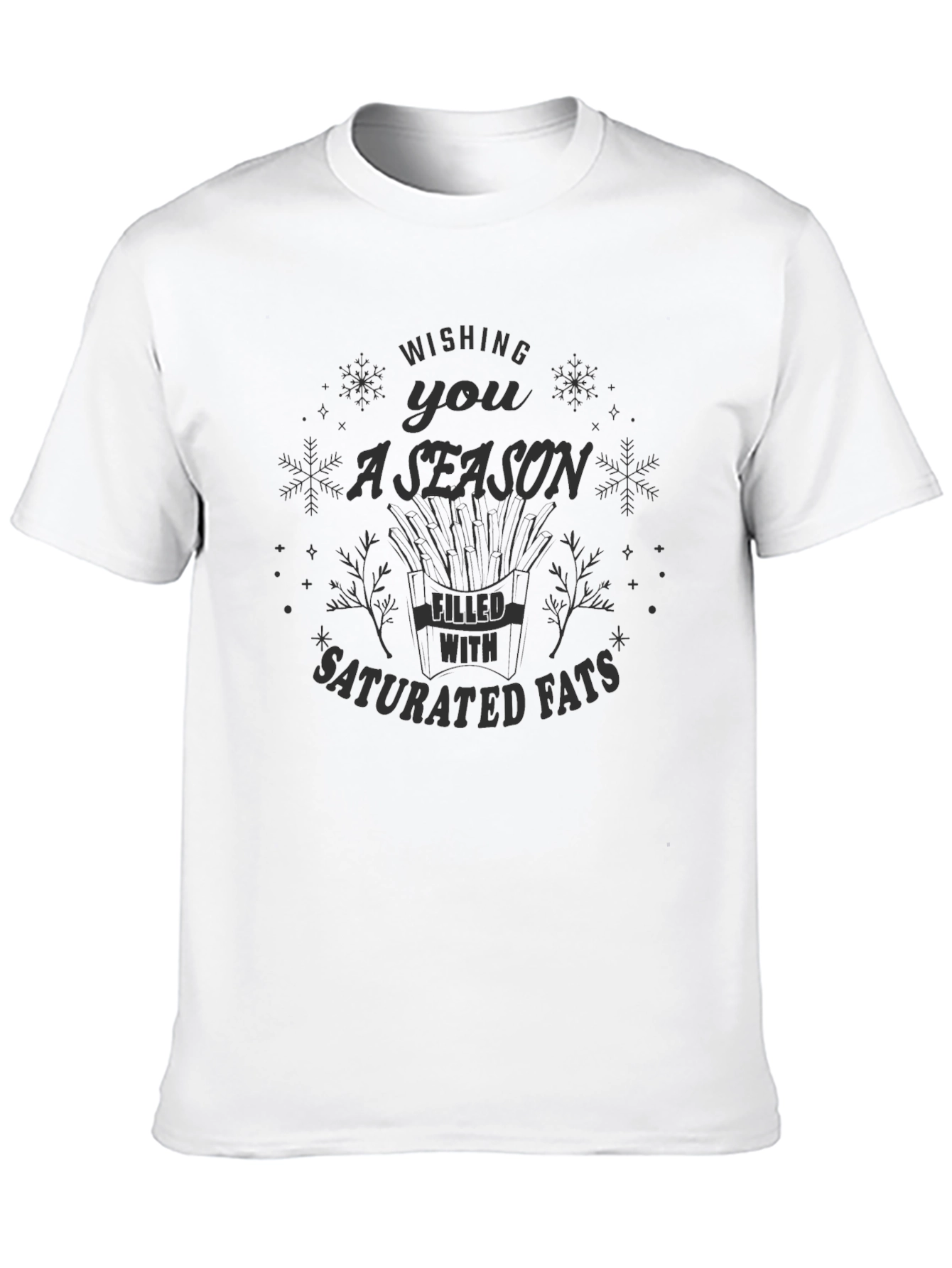 Funny Saturated Fats Holiday T-Shirt