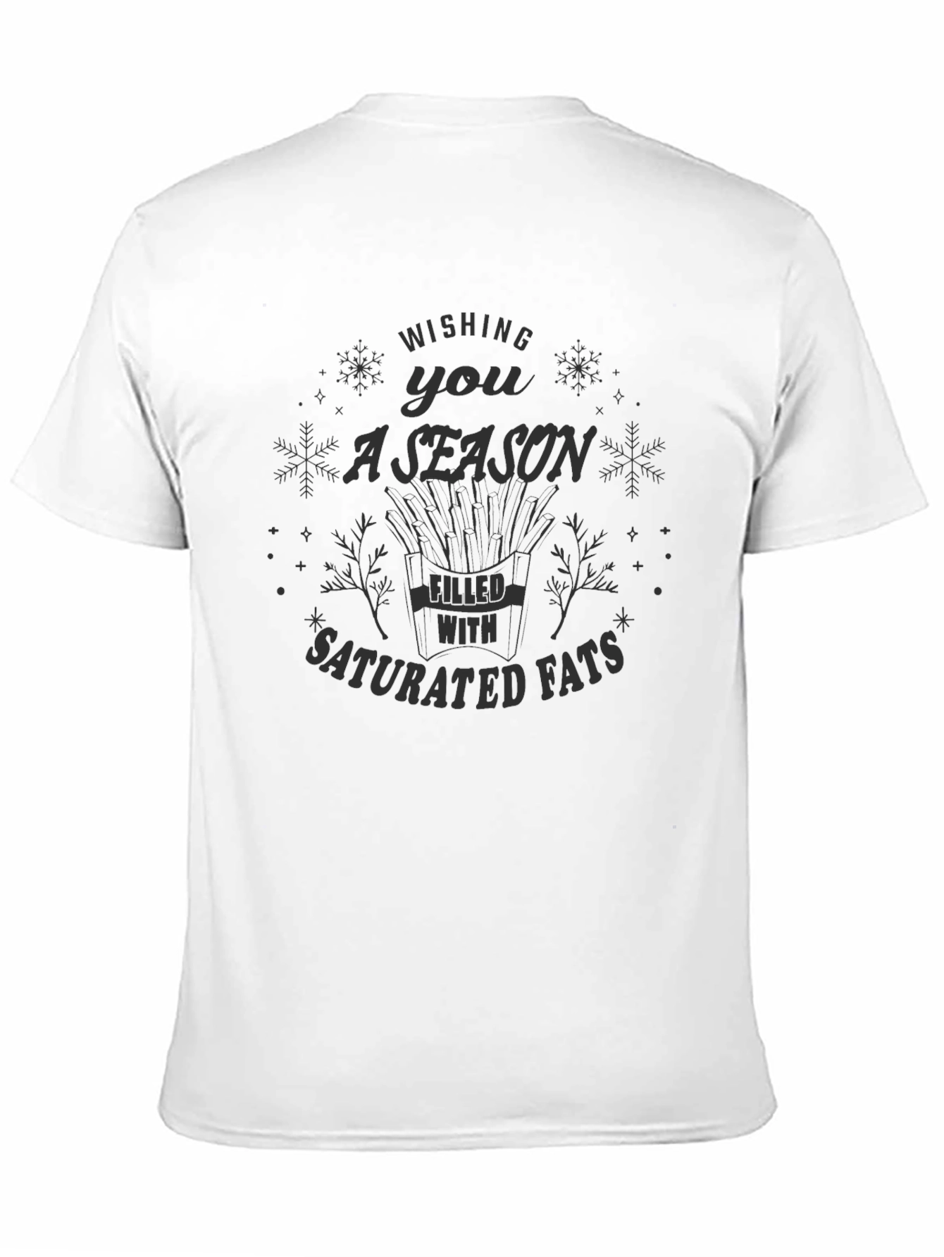 Funny Saturated Fats Holiday T-Shirt