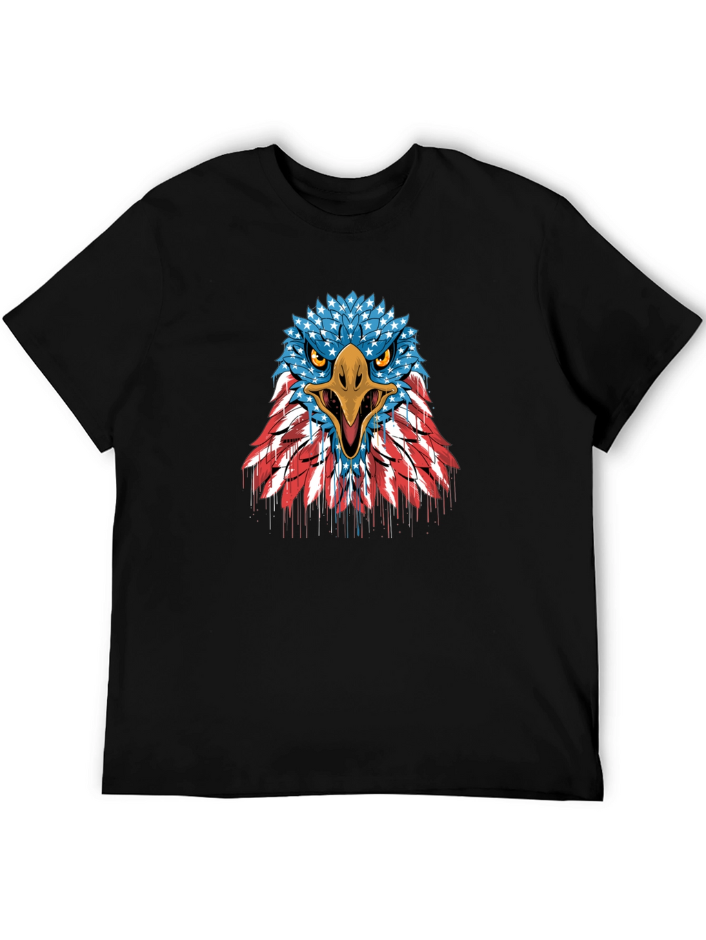 American Flag Eagle Graphic T-Shirt - Patriotic USA Pride