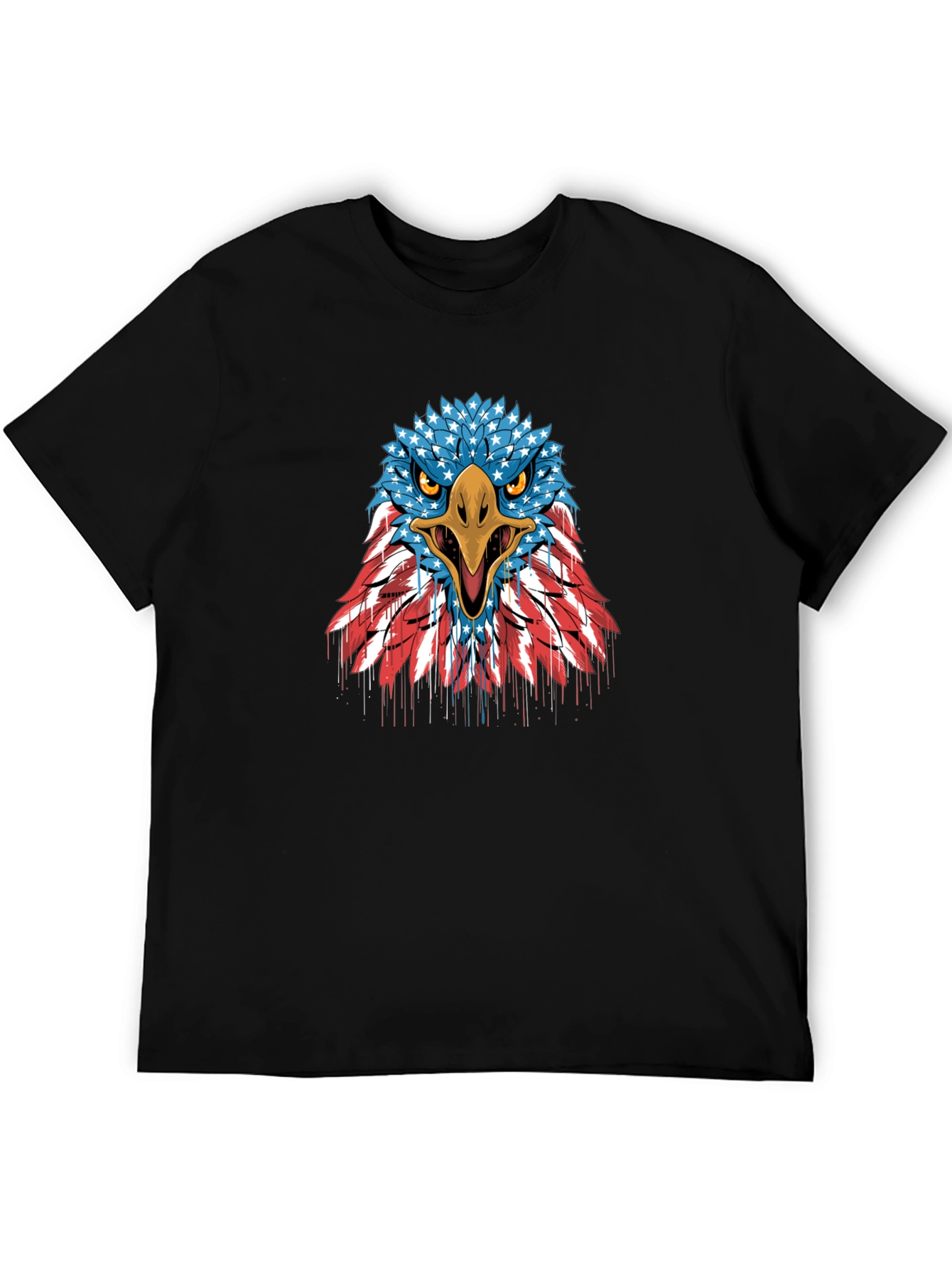 American Flag Eagle Graphic T-Shirt - Patriotic USA Pride