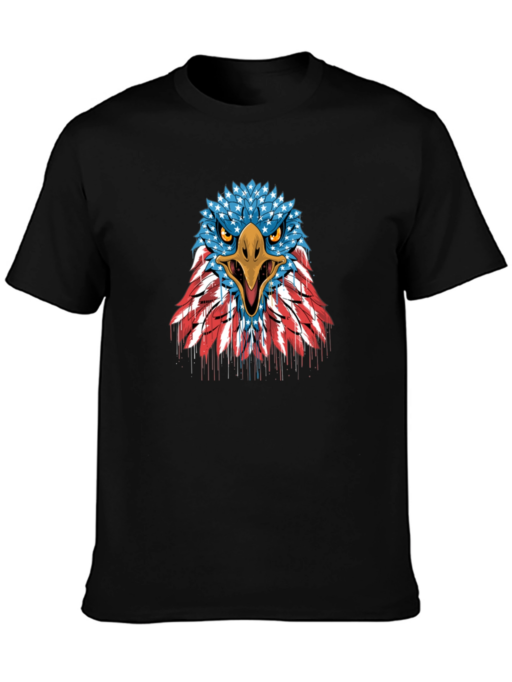 American Flag Eagle Graphic T-Shirt - Patriotic USA Pride