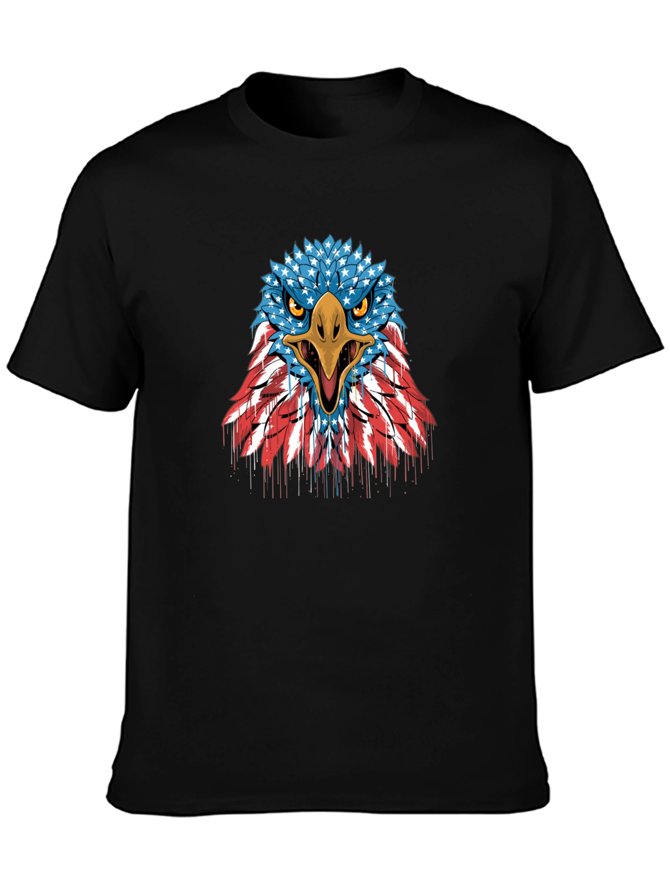 American Flag Eagle Graphic T-Shirt - Patriotic USA Pride
