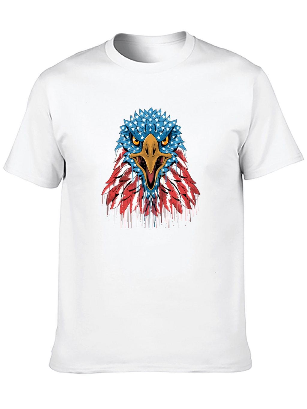 American Flag Eagle Graphic T-Shirt - Patriotic USA Pride