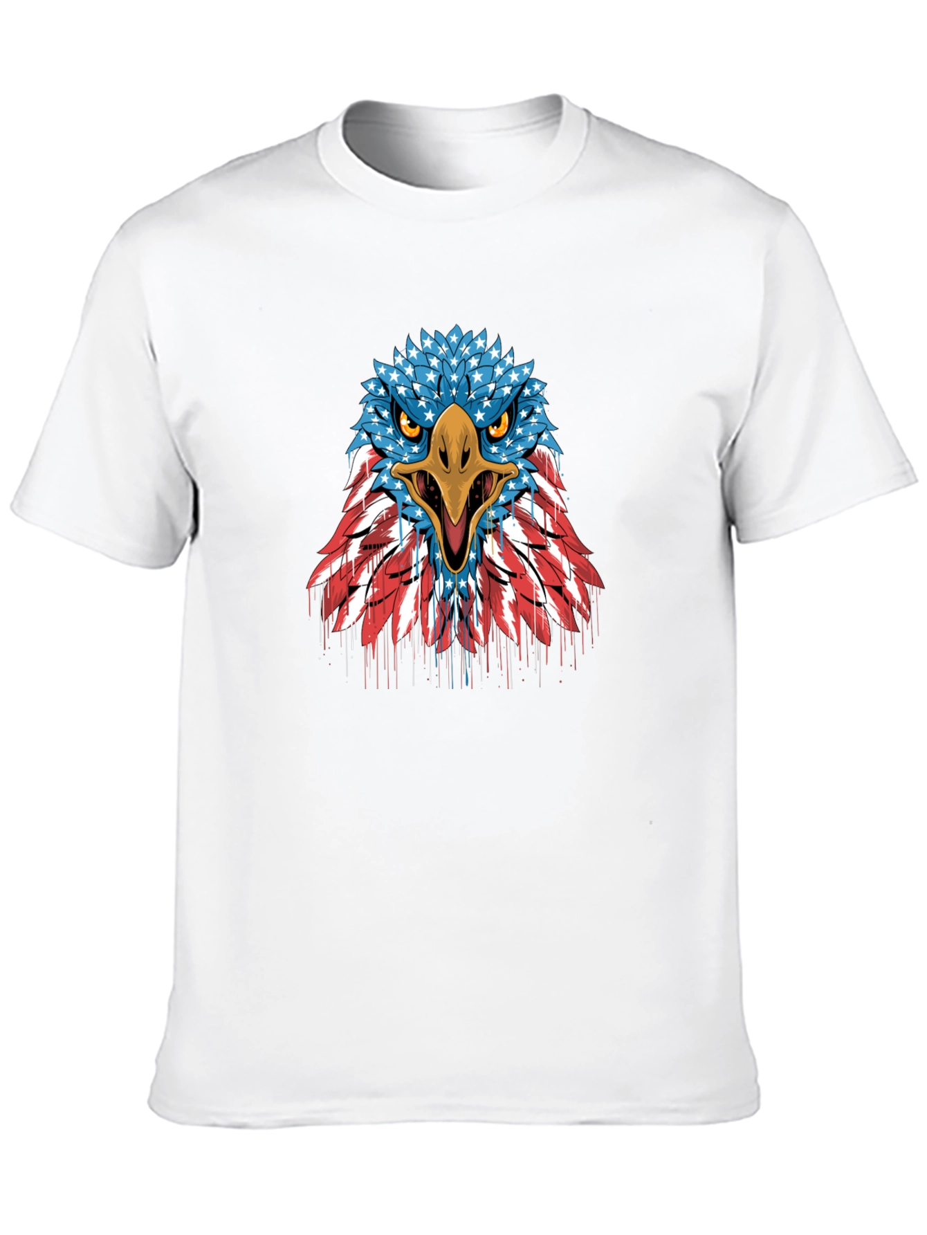 American Flag Eagle Graphic T-Shirt - Patriotic USA Pride