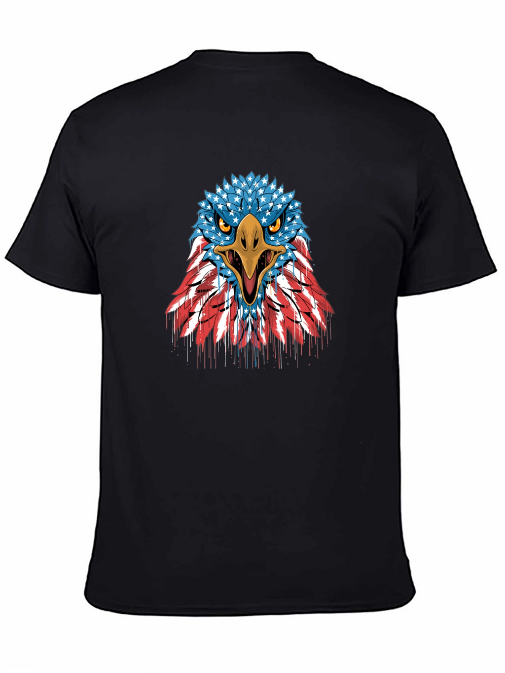 American Flag Eagle Graphic T-Shirt - Patriotic USA Pride