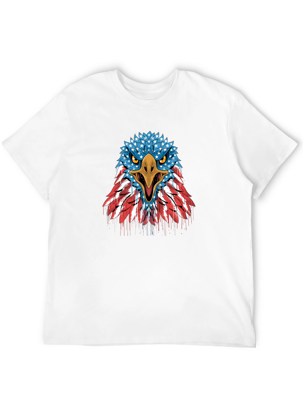 American Flag Eagle Graphic T-Shirt - Patriotic USA Pride
