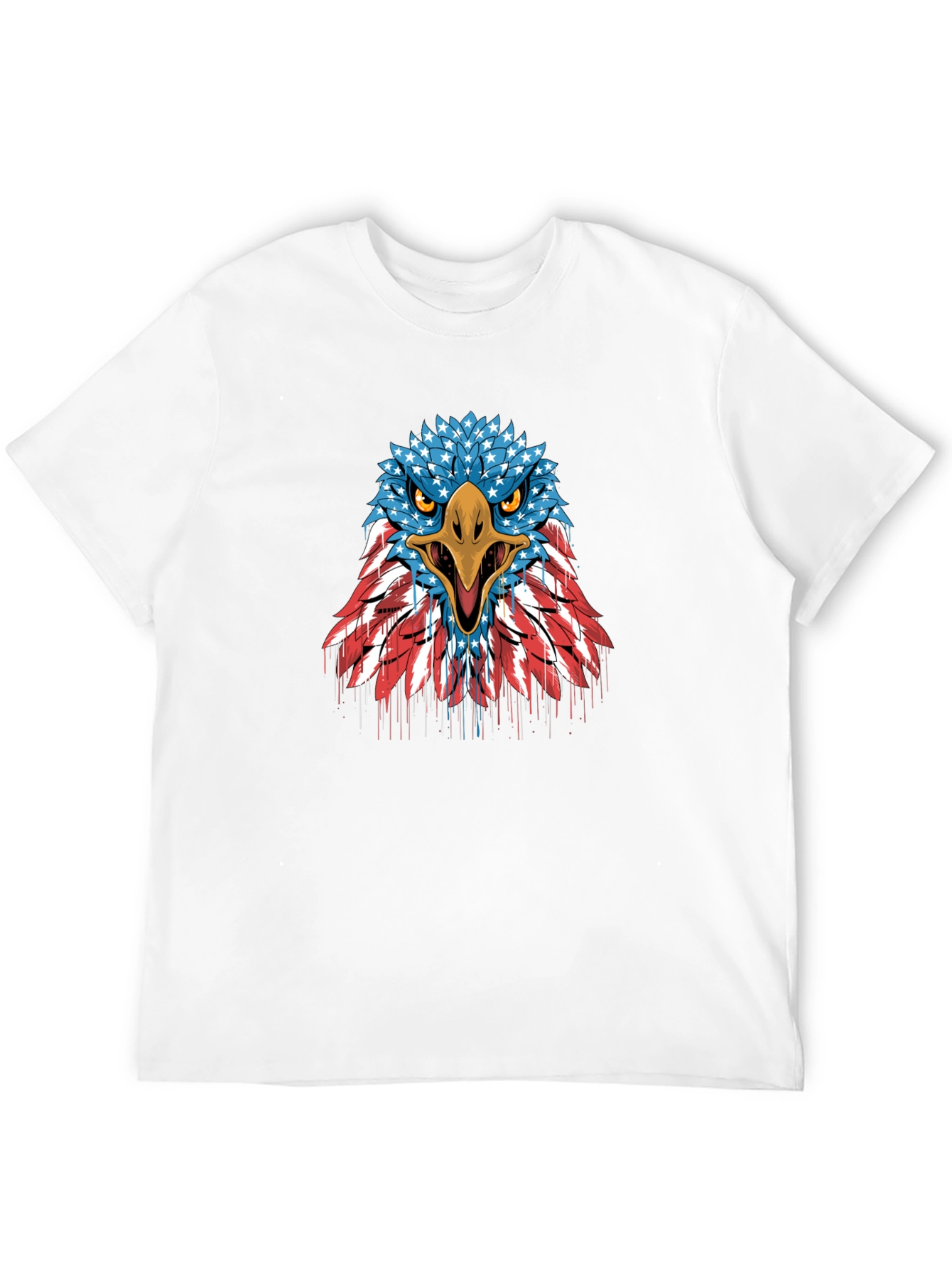 American Flag Eagle Graphic T-Shirt - Patriotic USA Pride