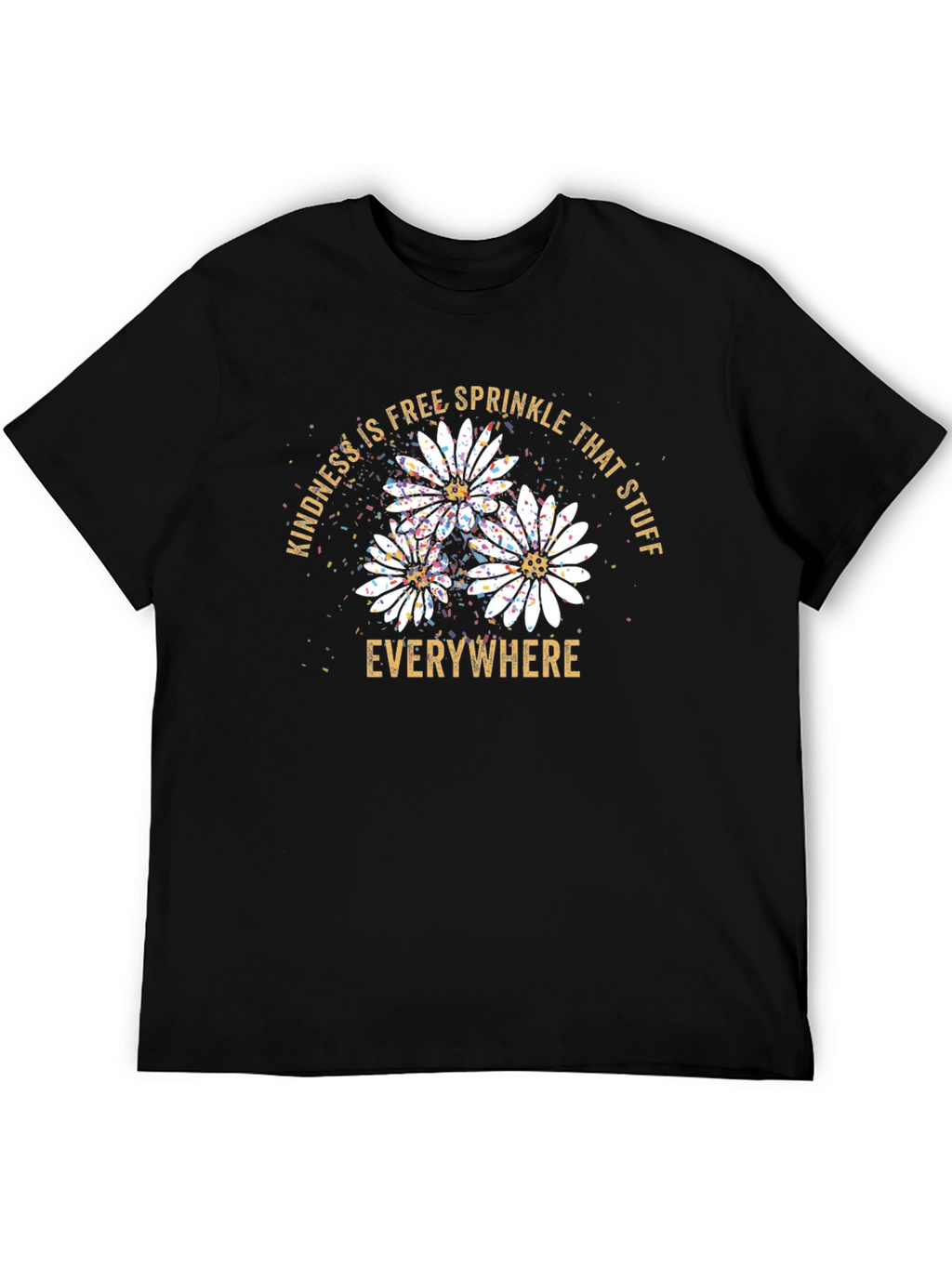 Kindness Sprinkle Black Graphic Tee
