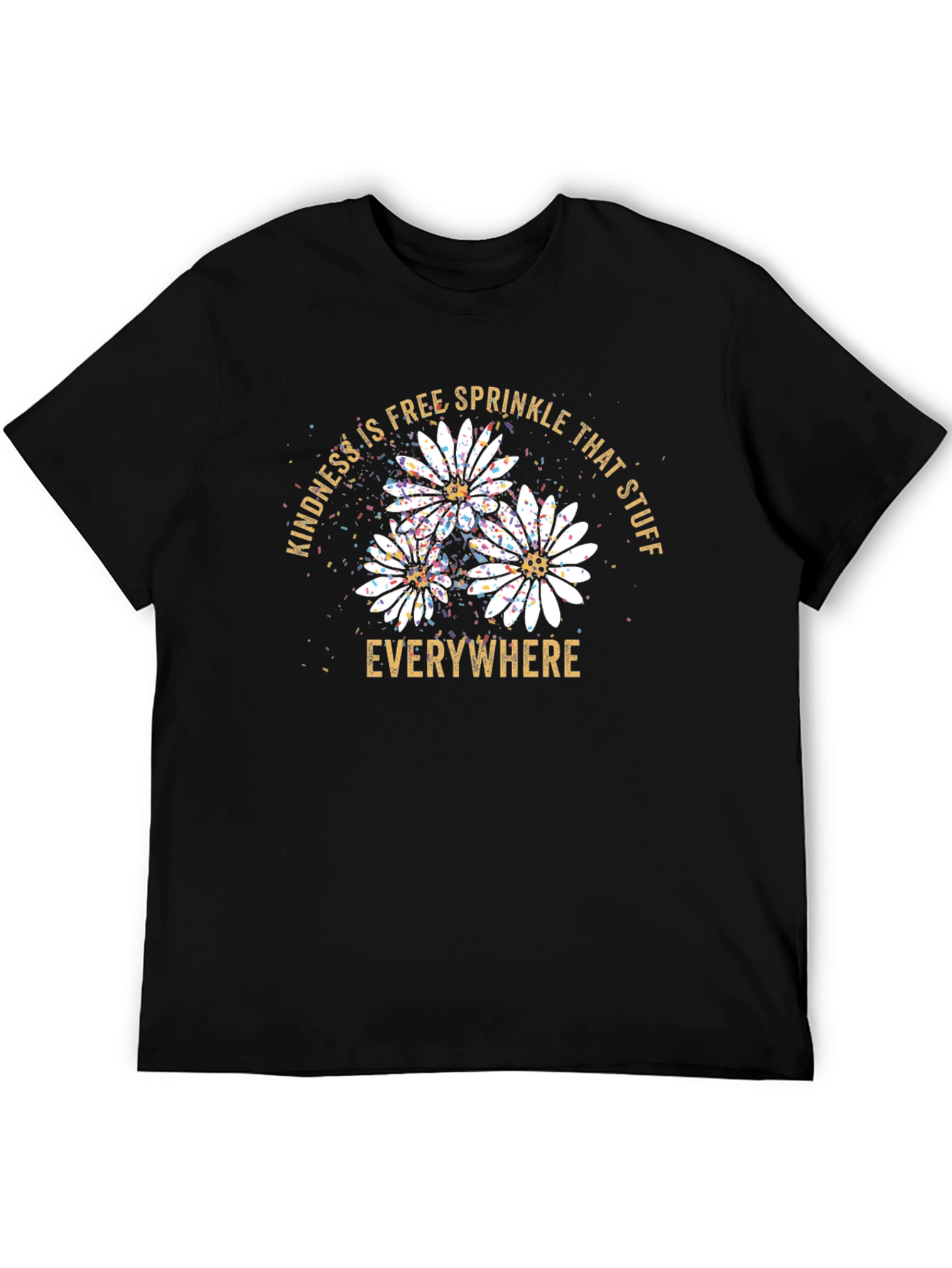 Kindness Sprinkle Black Graphic Tee