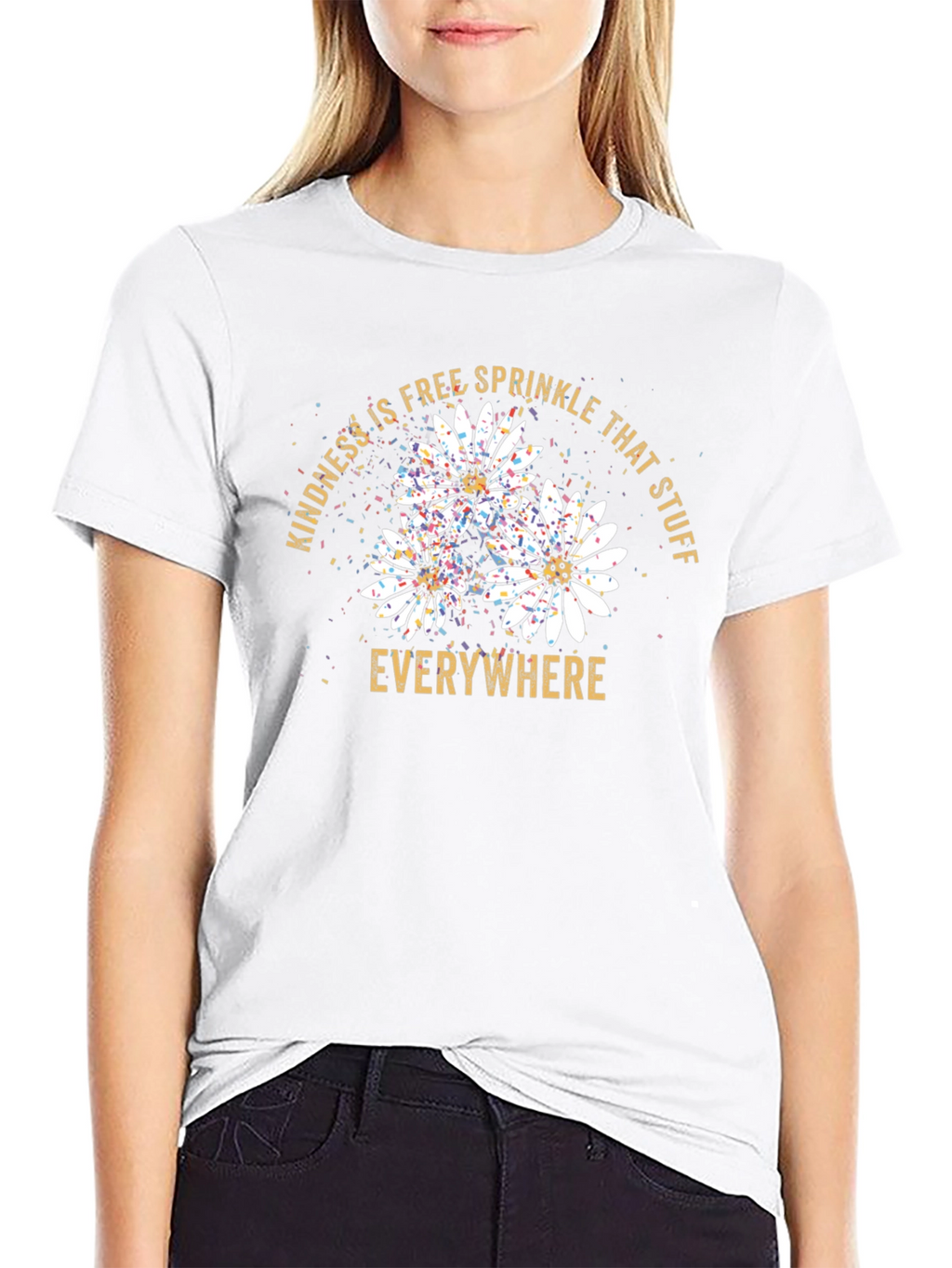 Kindness Sprinkle Black Graphic Tee