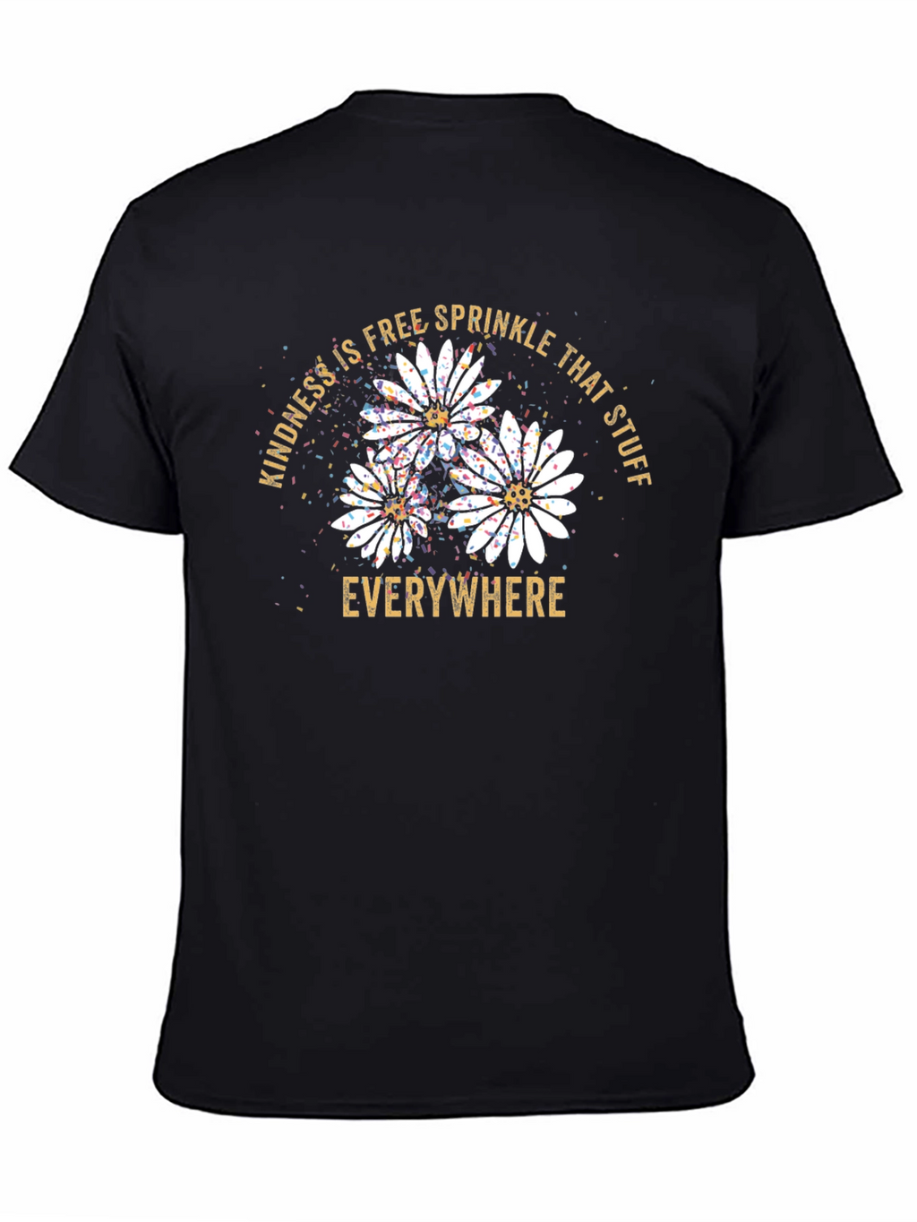 Kindness Sprinkle Black Graphic Tee