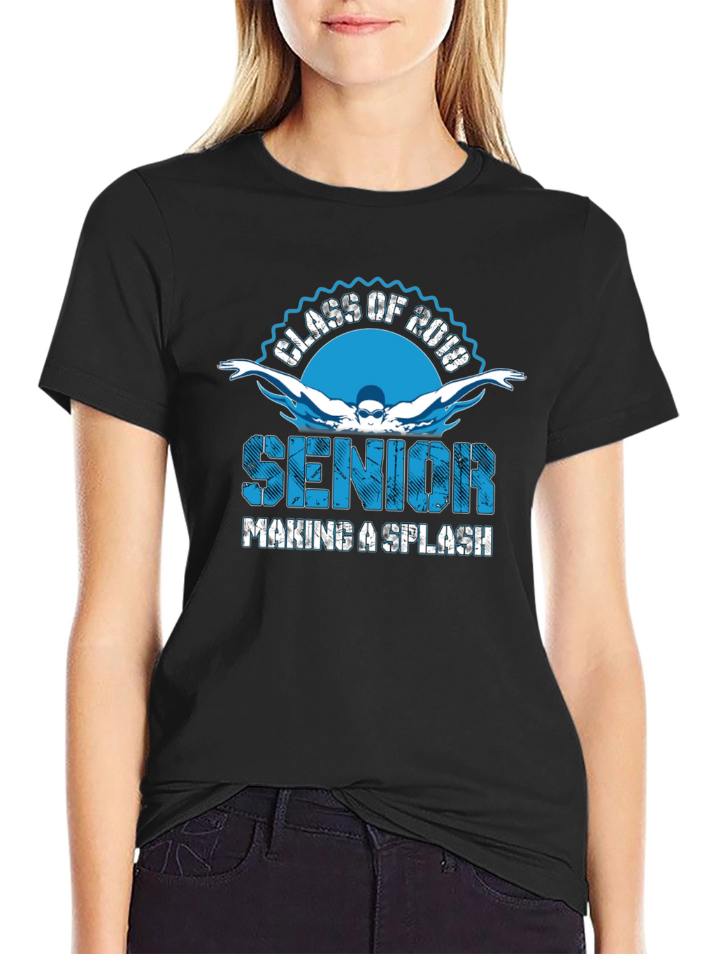 Senior Class of 2018 Swimming T-Shirt