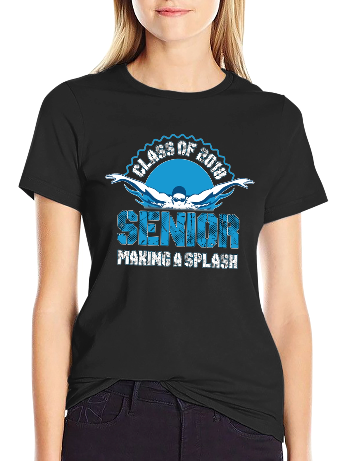 Senior Class of 2018 Swimming T-Shirt