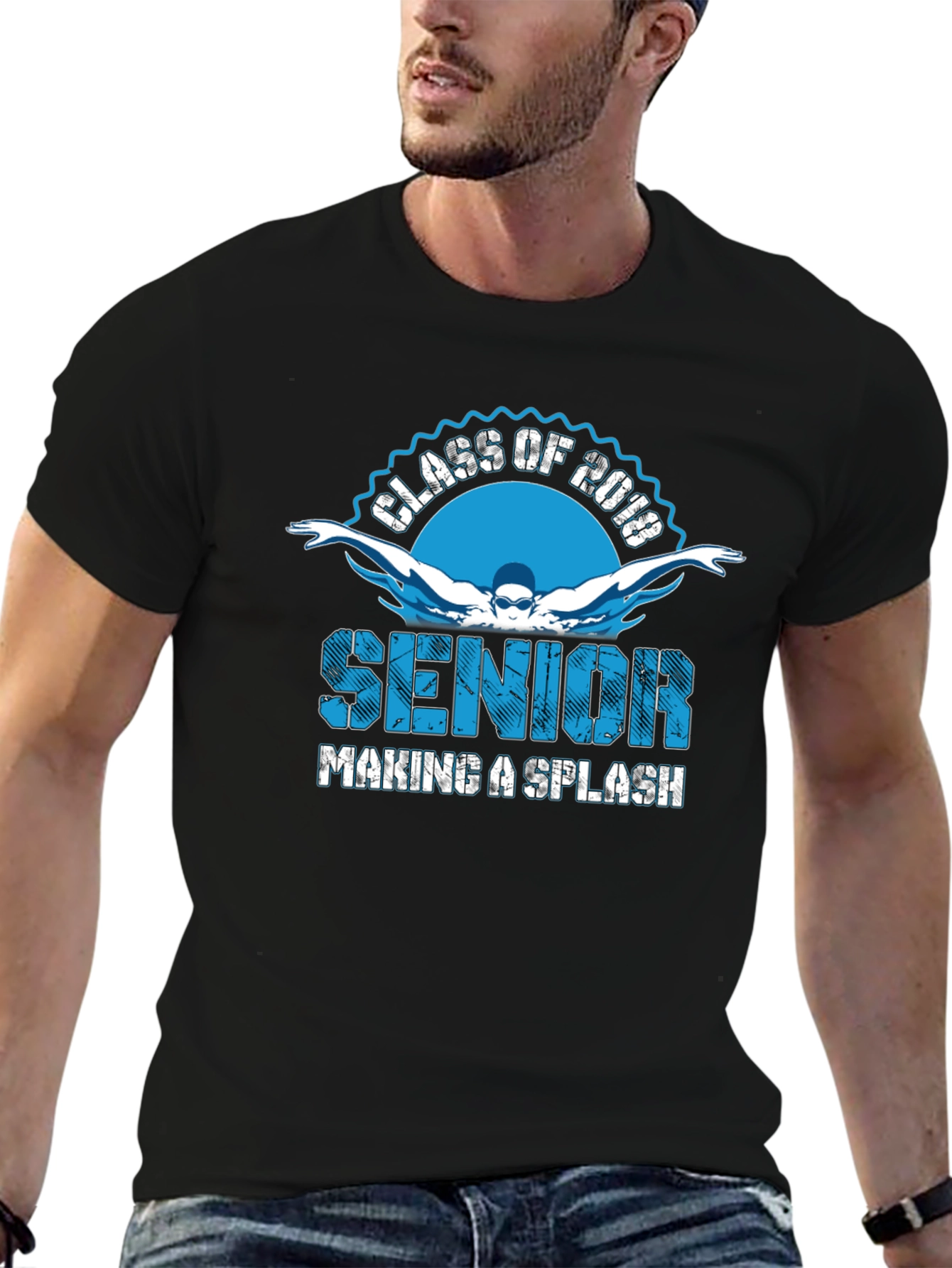 Senior Class of 2018 Swimming T-Shirt