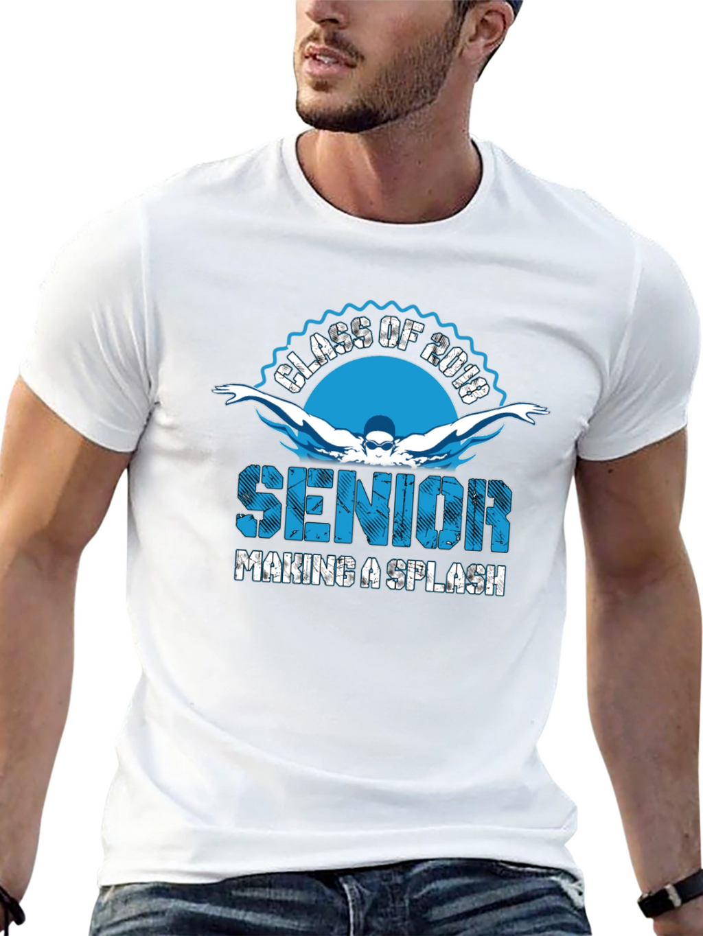 Senior Class of 2018 Swimming T-Shirt