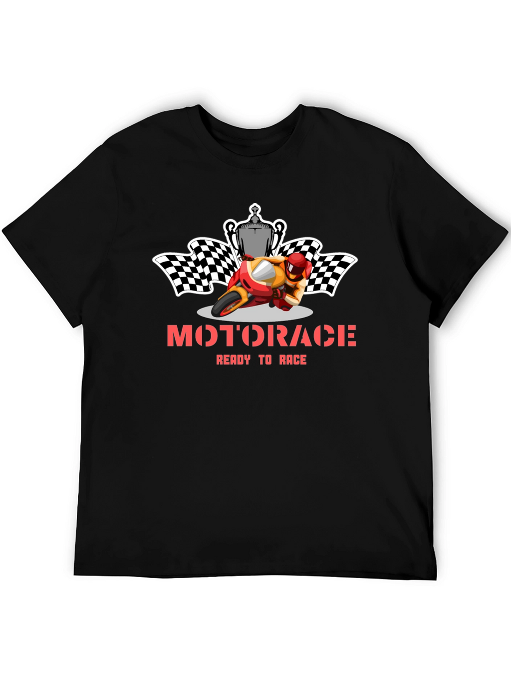 Motorace Ready to Race Graphic Tee - Black