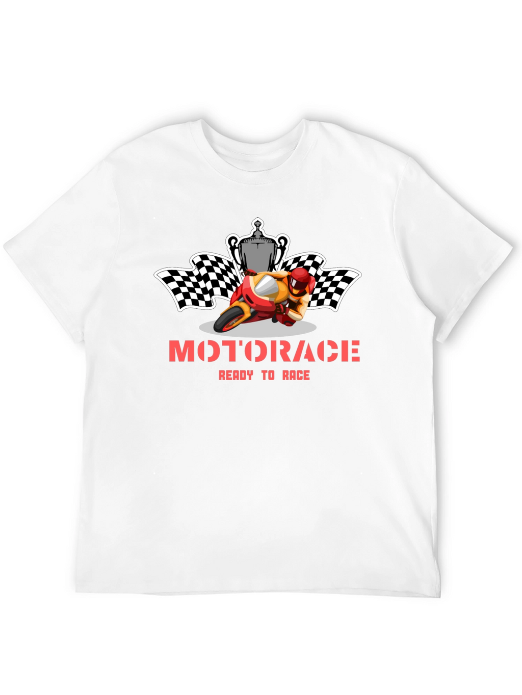 Motorace Ready to Race Graphic Tee - Black