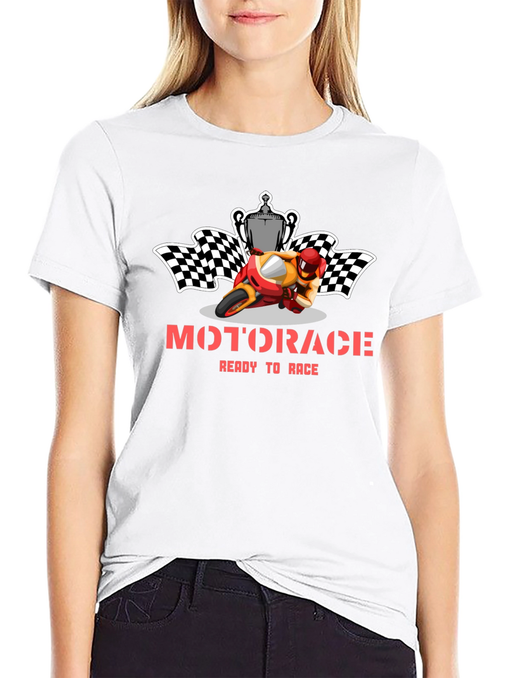 Motorace Ready to Race Graphic Tee - Black