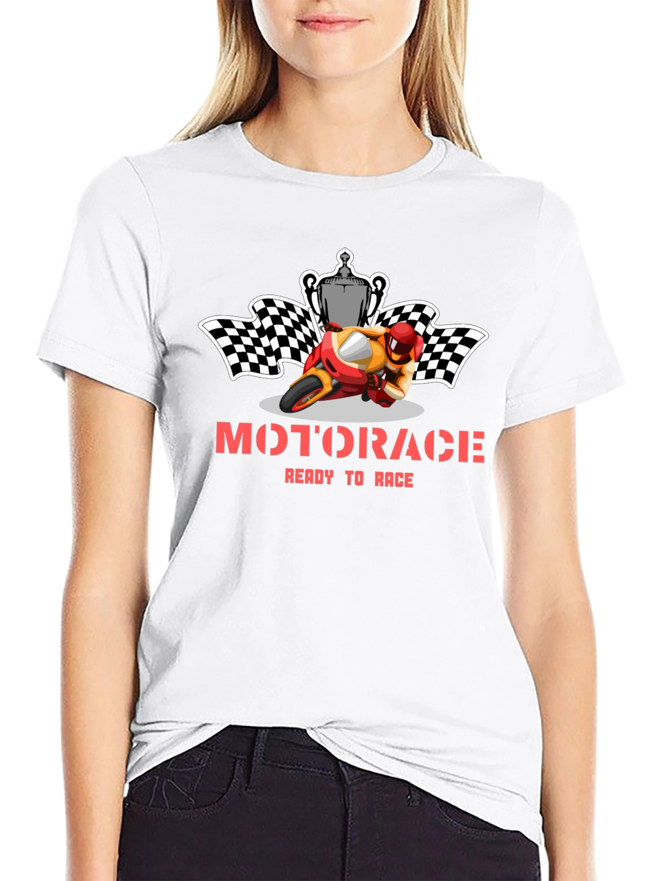 Motorace Ready to Race Graphic Tee - Black