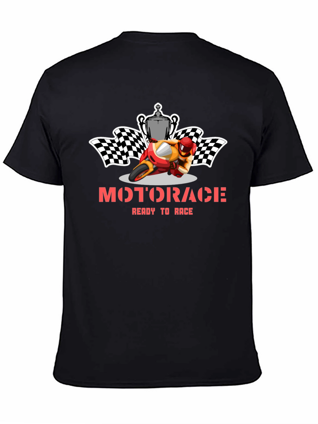 Motorace Ready to Race Graphic Tee - Black